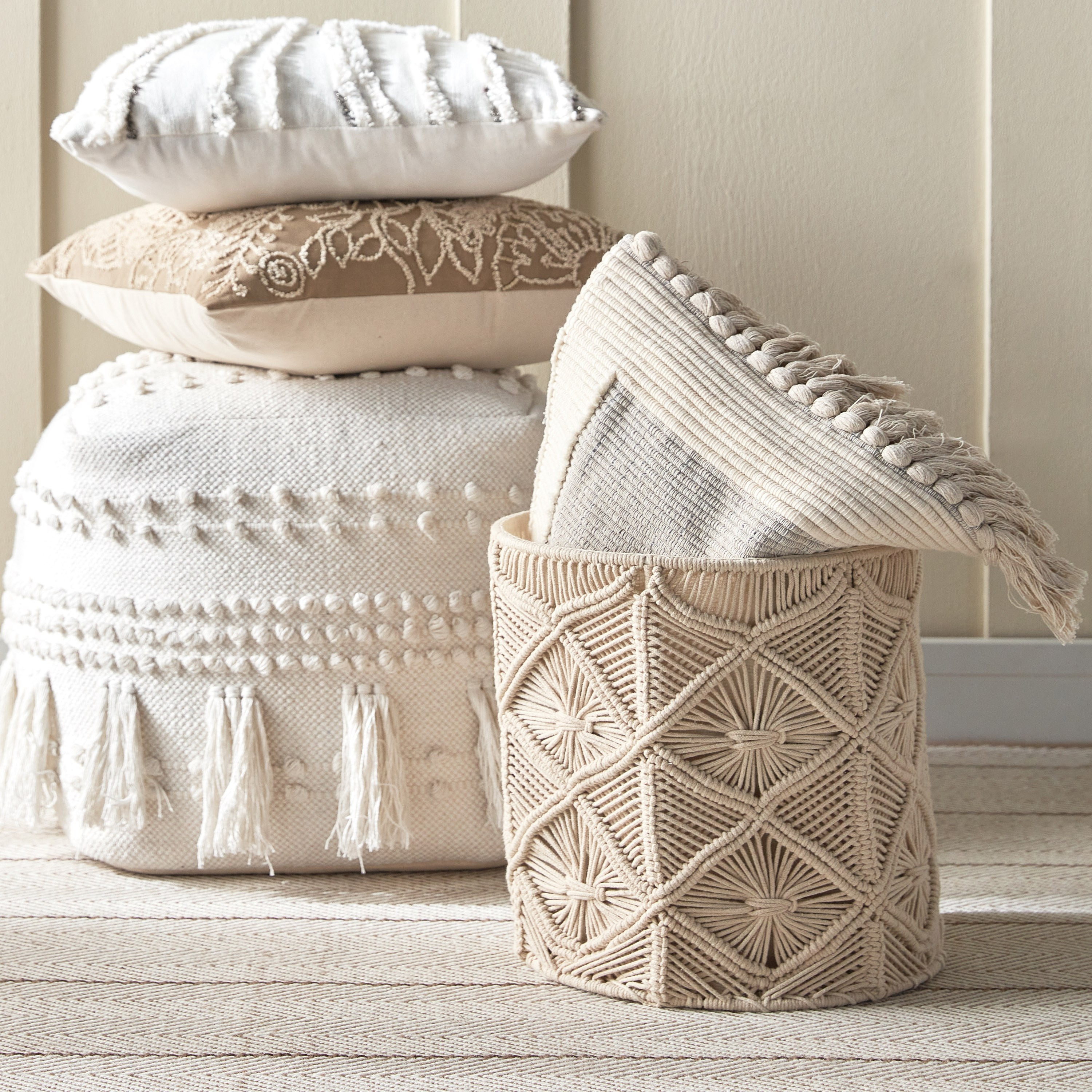 Macrame Storage Basket-household-storage-storagesolutions-storageboxesandbaskets-image-3