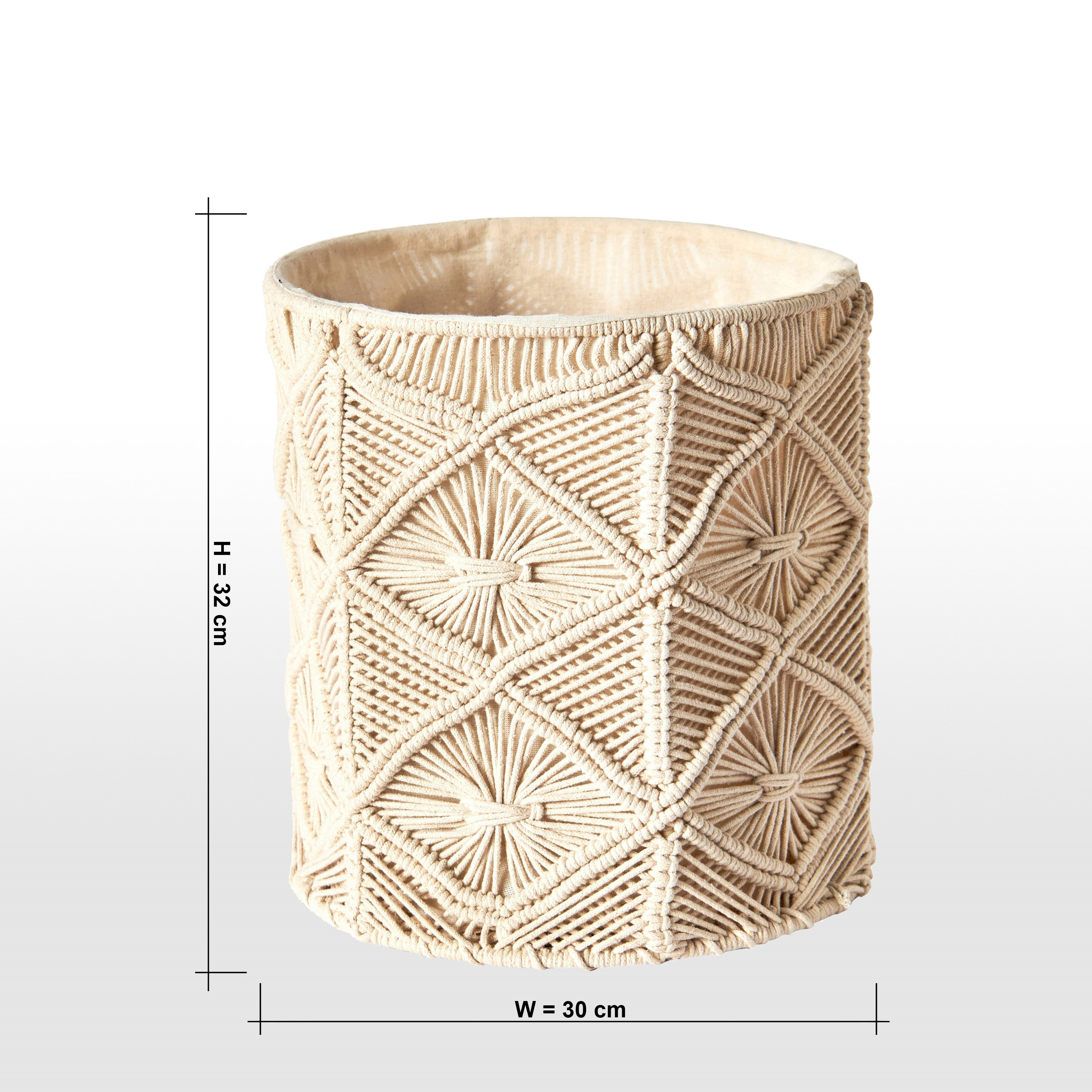 Macrame Storage Basket-household-storage-storagesolutions-storageboxesandbaskets-image-4