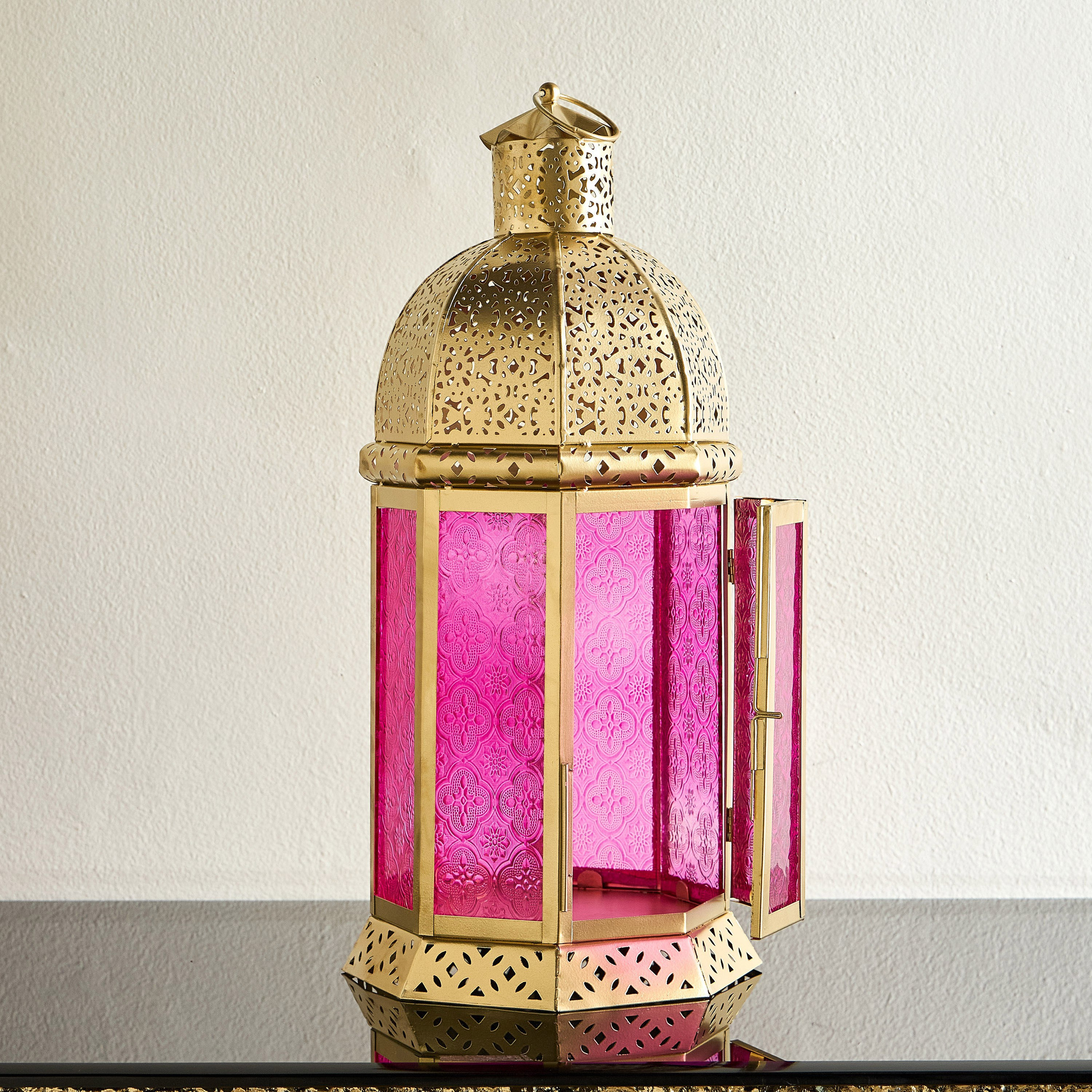 Hiba Metal Lantern - 49 cm-household-decor-candleholdersandlanterns-image-3