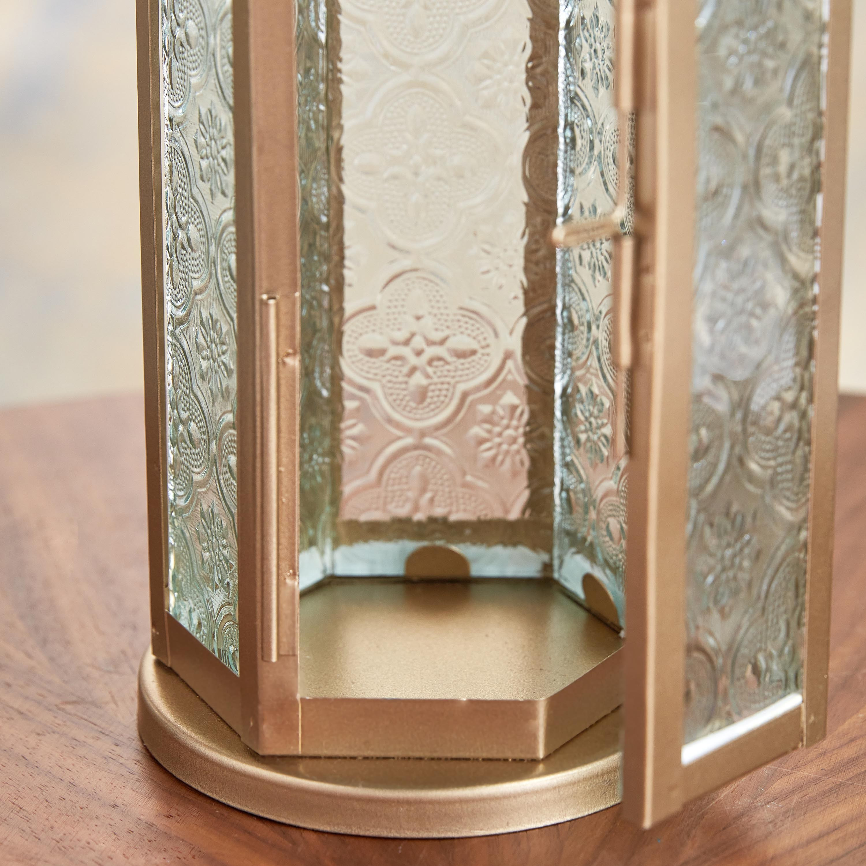 Amira Slim Metal Tealight Lantern - 32 cm-household-decor-candleholdersandlanterns-image-2