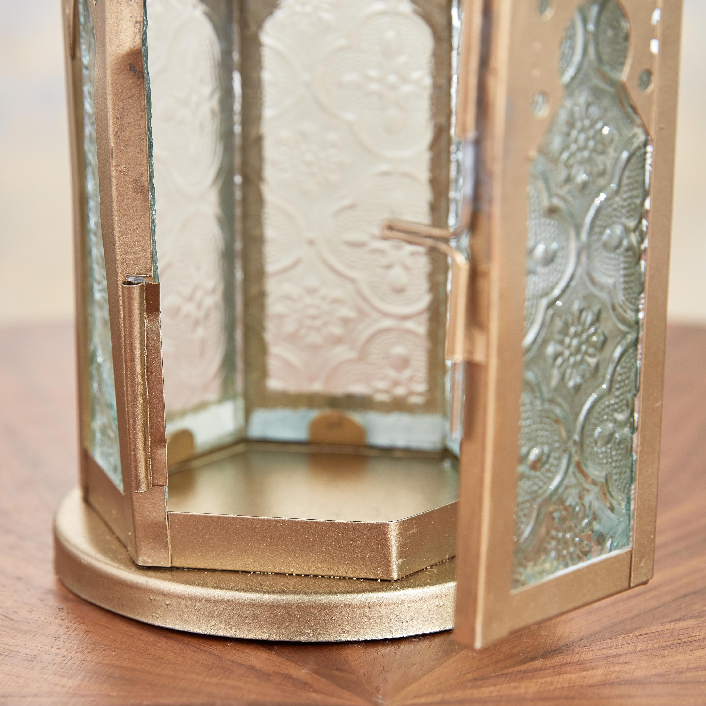 Amira Slim Metal Tealight Lantern - 27 cm-household-decor-candleholdersandlanterns-image-2