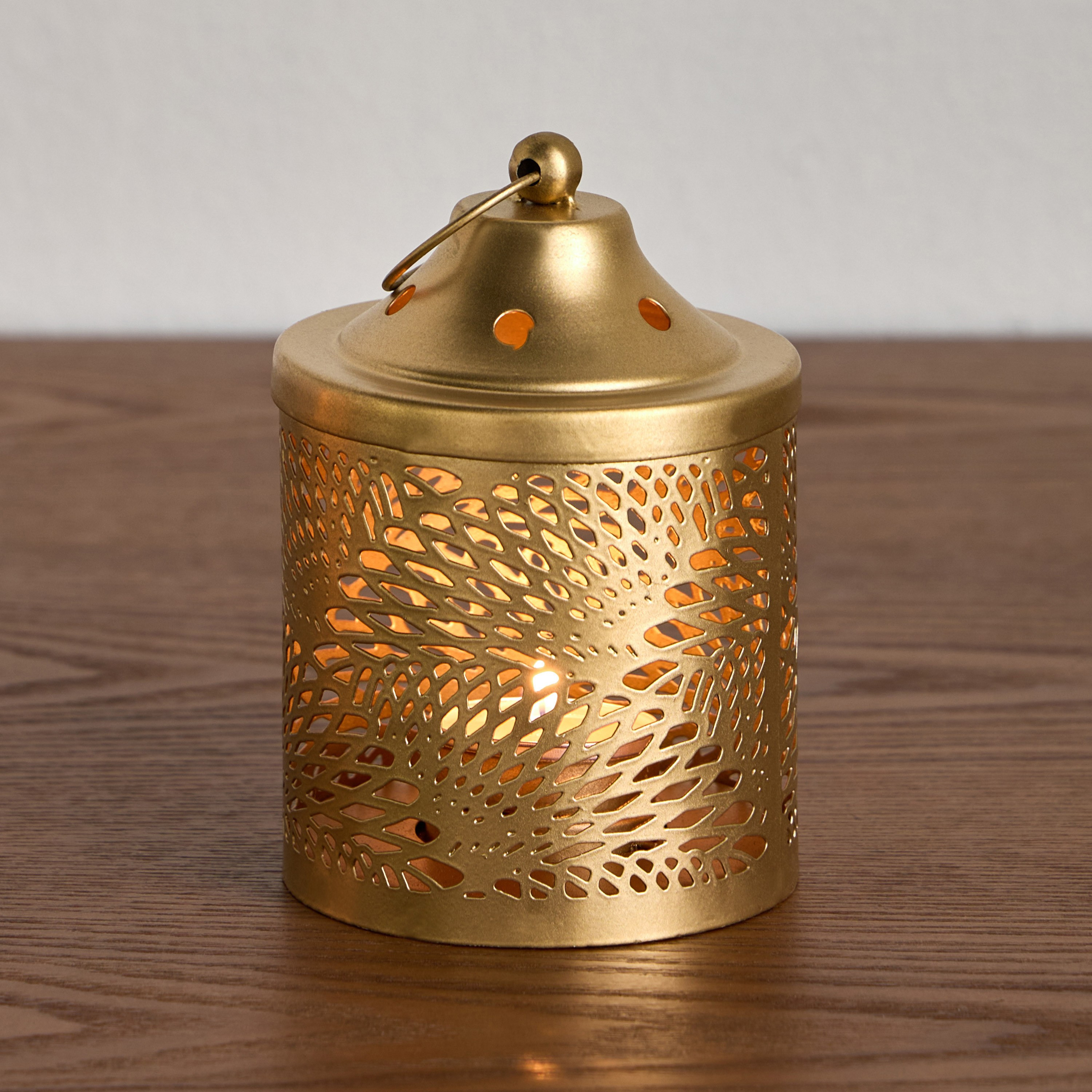 Lamis Metal Table Lantern - 13 cm-household-decor-candleholdersandlanterns-image-2