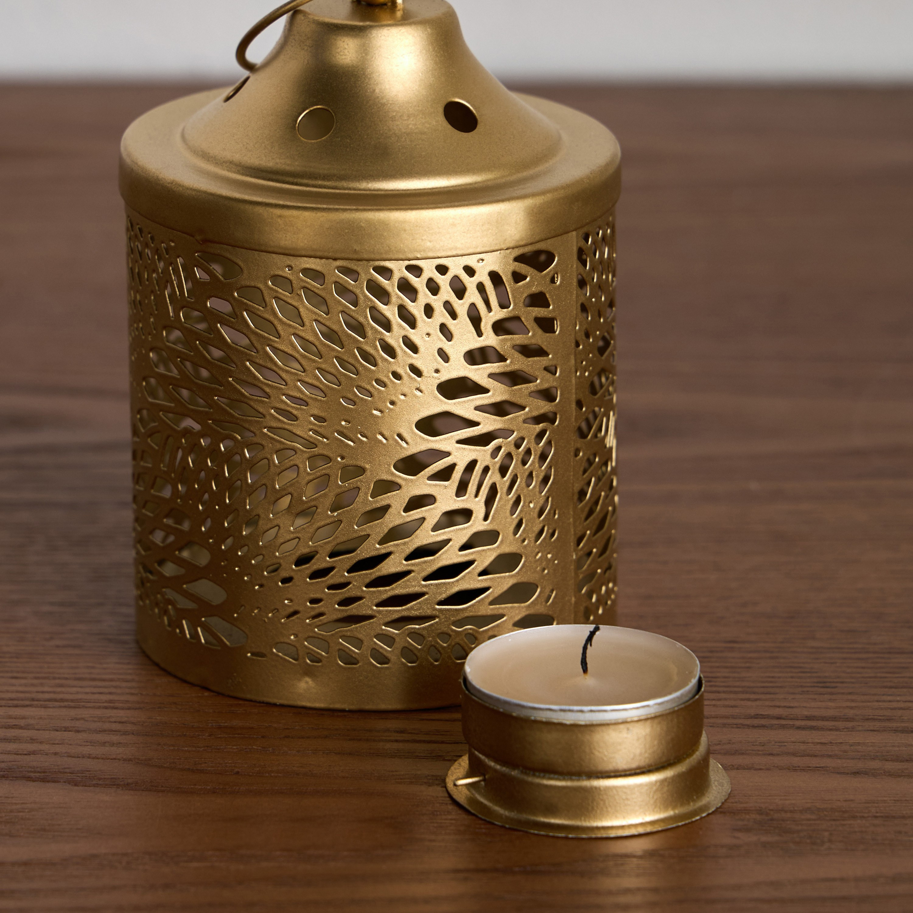 Lamis Metal Table Lantern - 13 cm-household-decor-candleholdersandlanterns-image-3