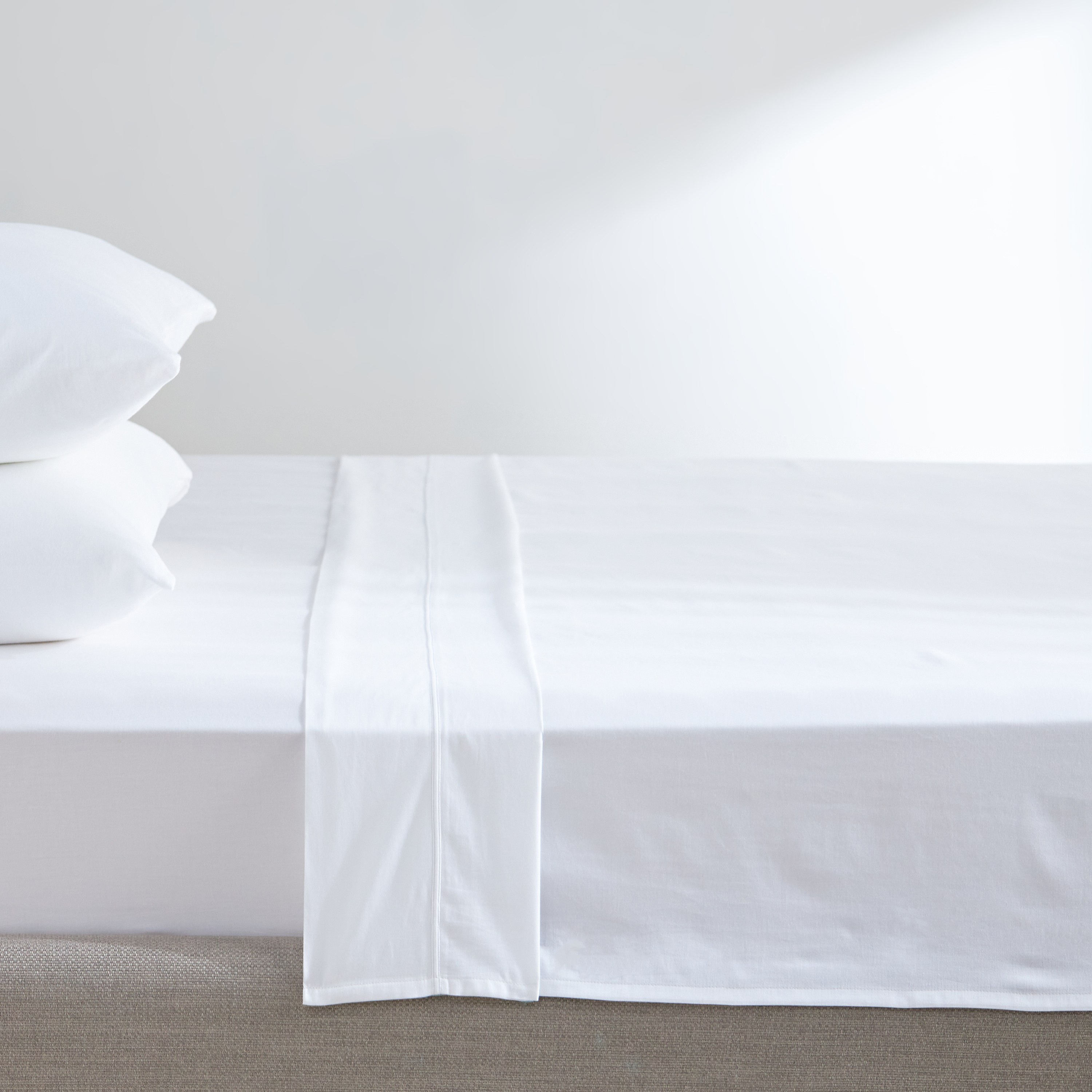 Amour Egyptian Cotton Sateen 300 Thread Count Super King Flat Sheet - 260x270 cm-household-bedding-sheetsandpillowcases-flatsheets-image-1