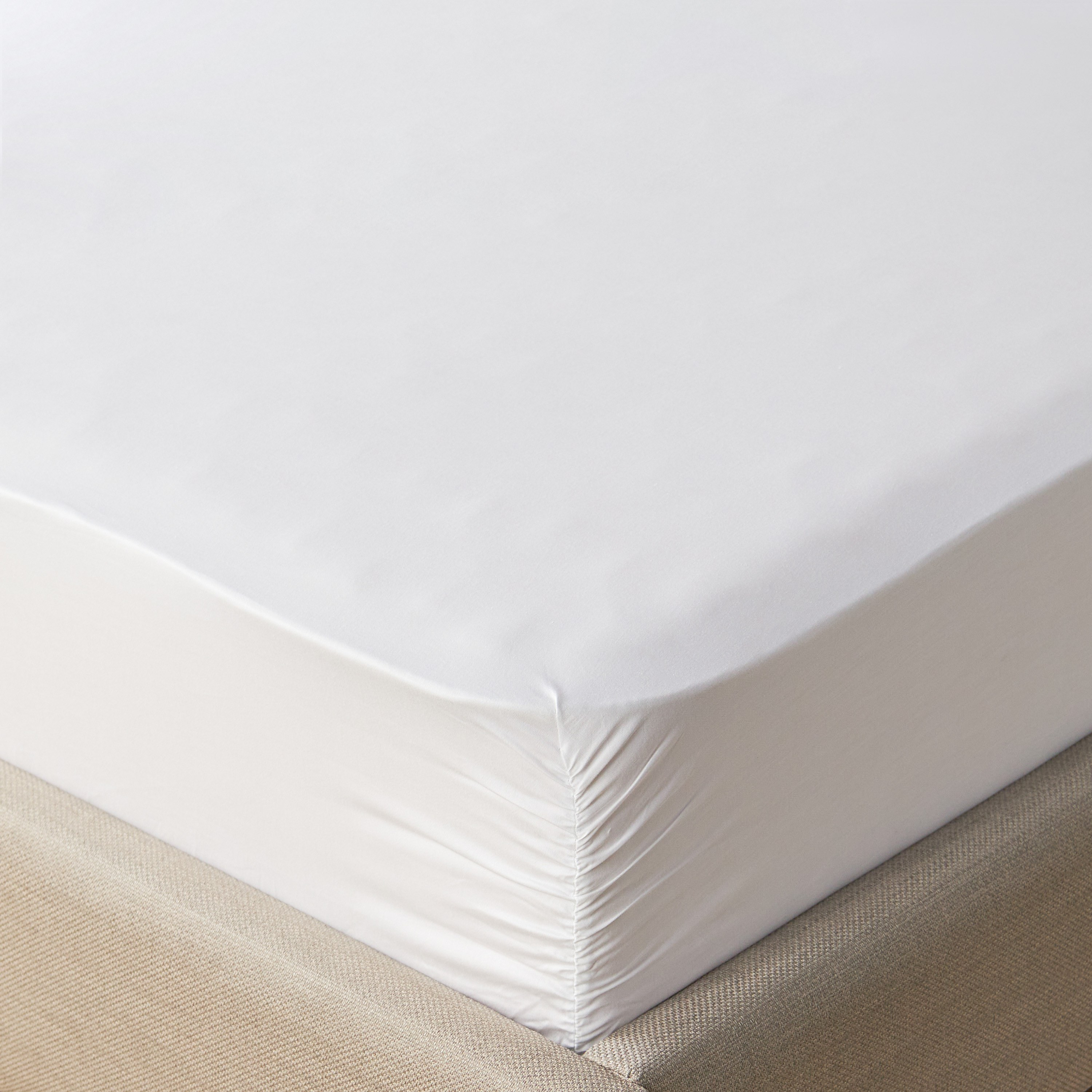 شرشف مطاطي كينج عدد خيوط 300 قطن ساتين مصري - أمور - 180x205 سم-household-bedding-sheetsandpillowcases-fittedsheets-image-4