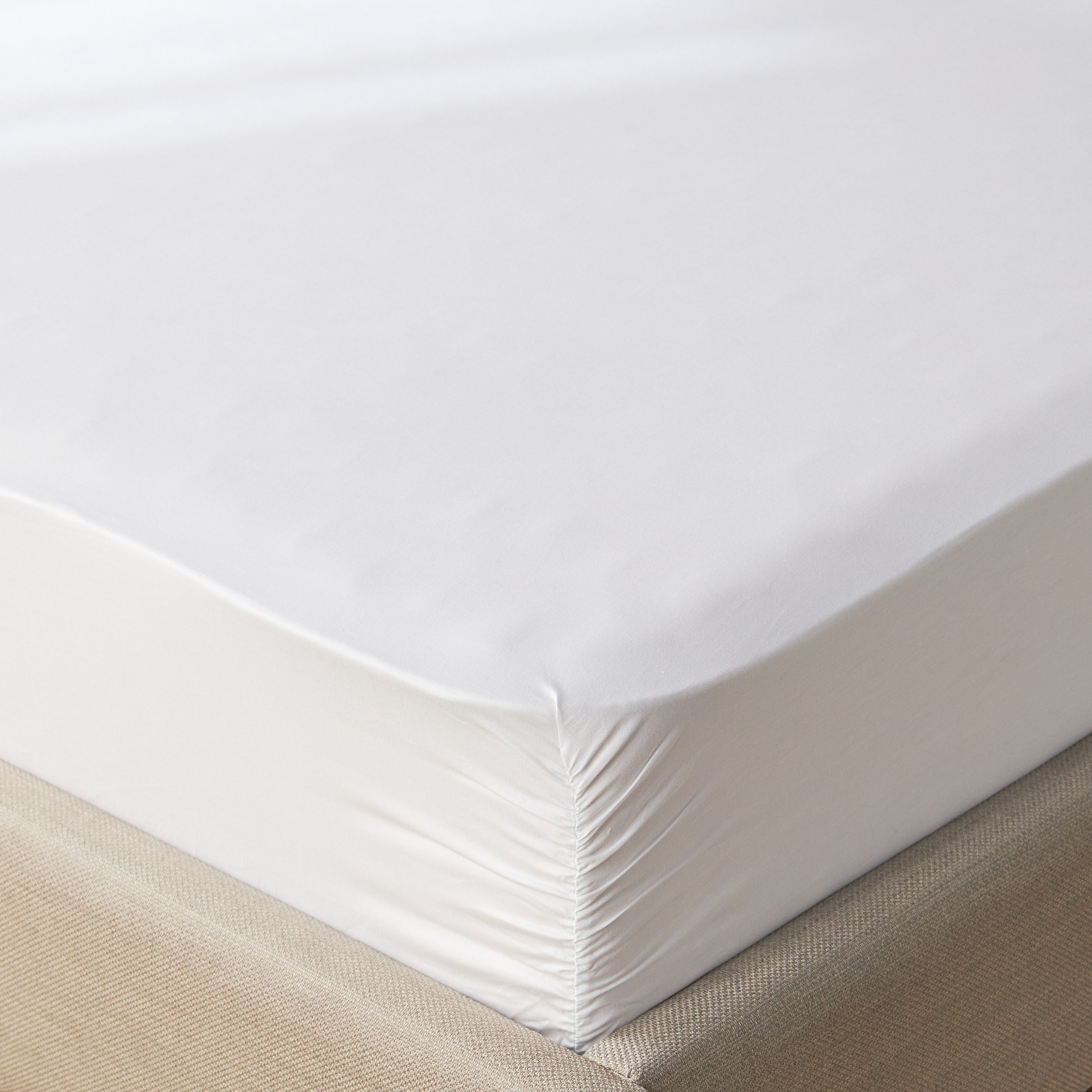شرشف مطاطي سوبر كينج عدد خيوط 300 قطن ساتين مصري - أمور - 200x205 سم-household-bedding-sheetsandpillowcases-fittedsheets-image-4