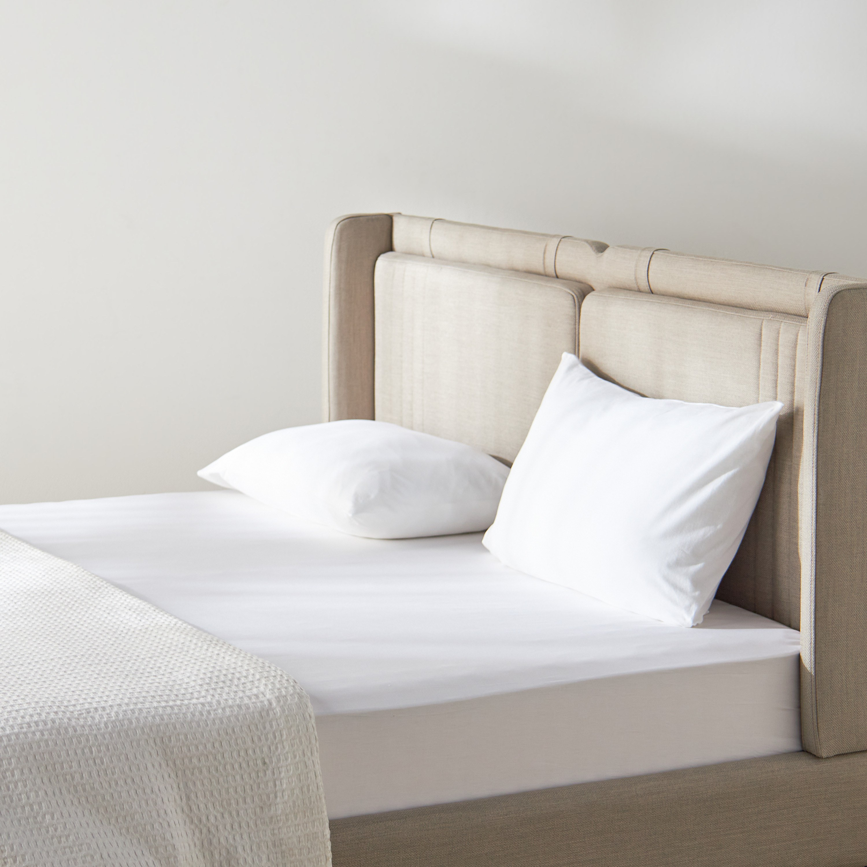 شرشف مطاطي سوبر كينج عدد خيوط 300 قطن ساتين مصري - أمور - 200x205 سم-household-bedding-sheetsandpillowcases-fittedsheets-image-2