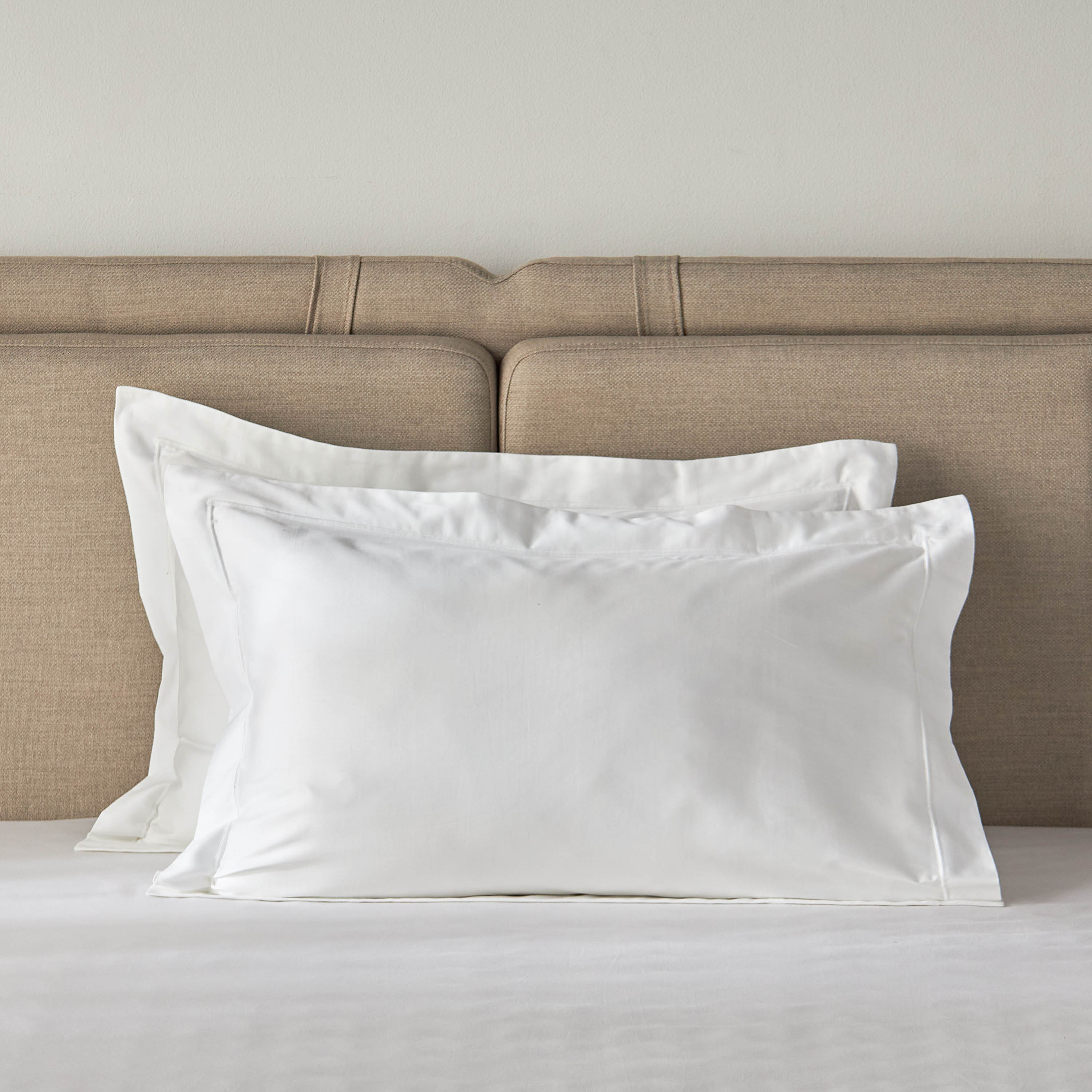 Amour Egyptian Cotton Sateen 300 Thread Count 2-Piece Standard Pillowcase Set - 50x75 cm