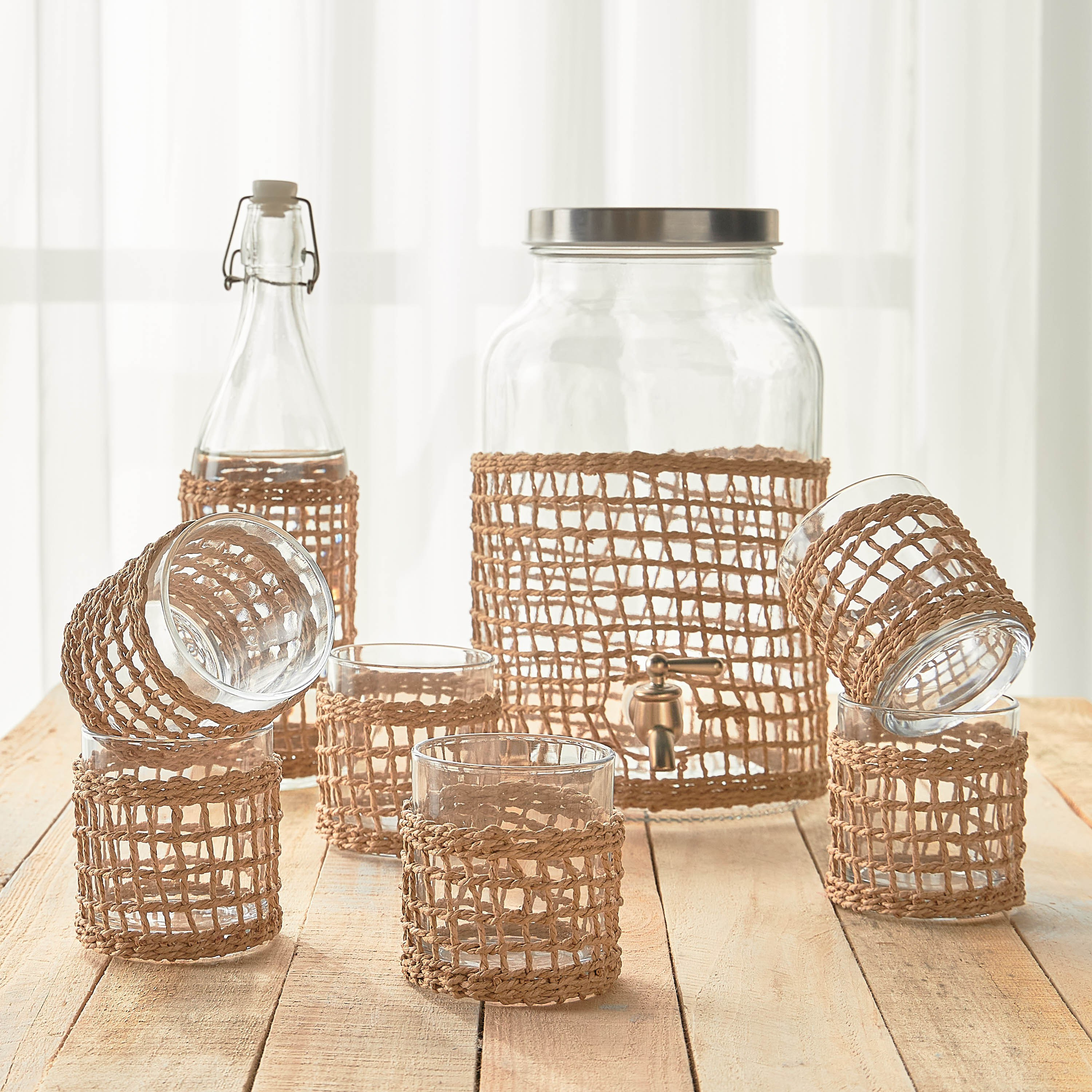 Nomads 7-Piece Glass and Carafe Set - 280 ml-household-dining-glassware-drinkingglasses-image-4