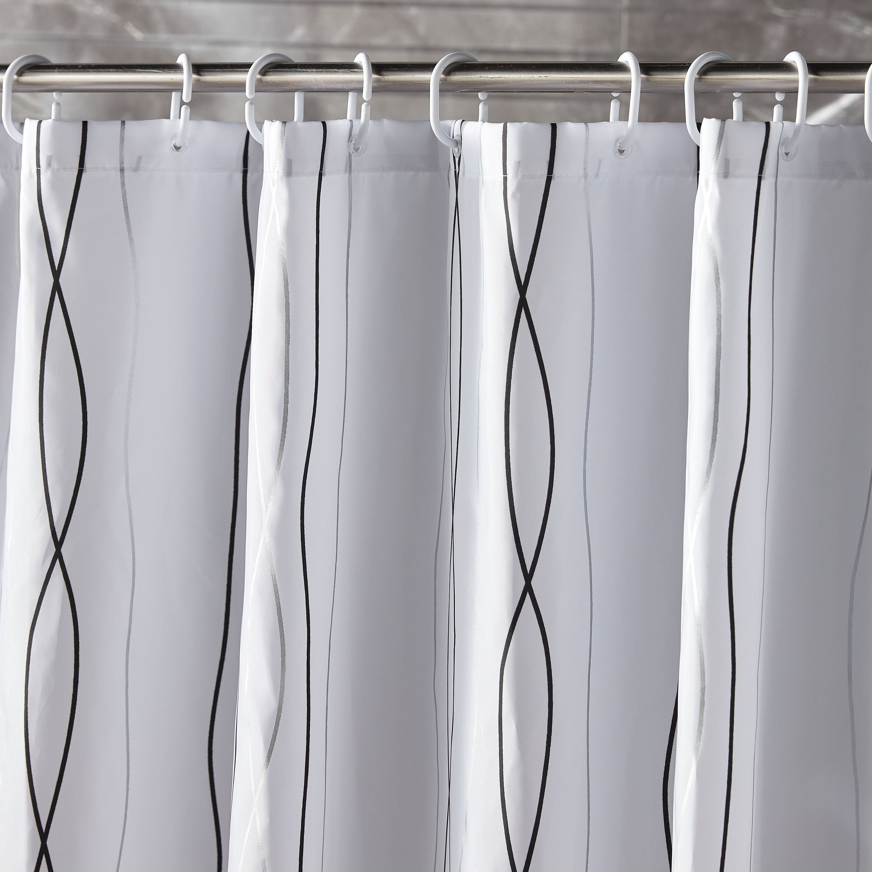 Willow Shower Curtain - 180x240 cm-household-bathandlaundry-shower-showercurtainandliners-image-3