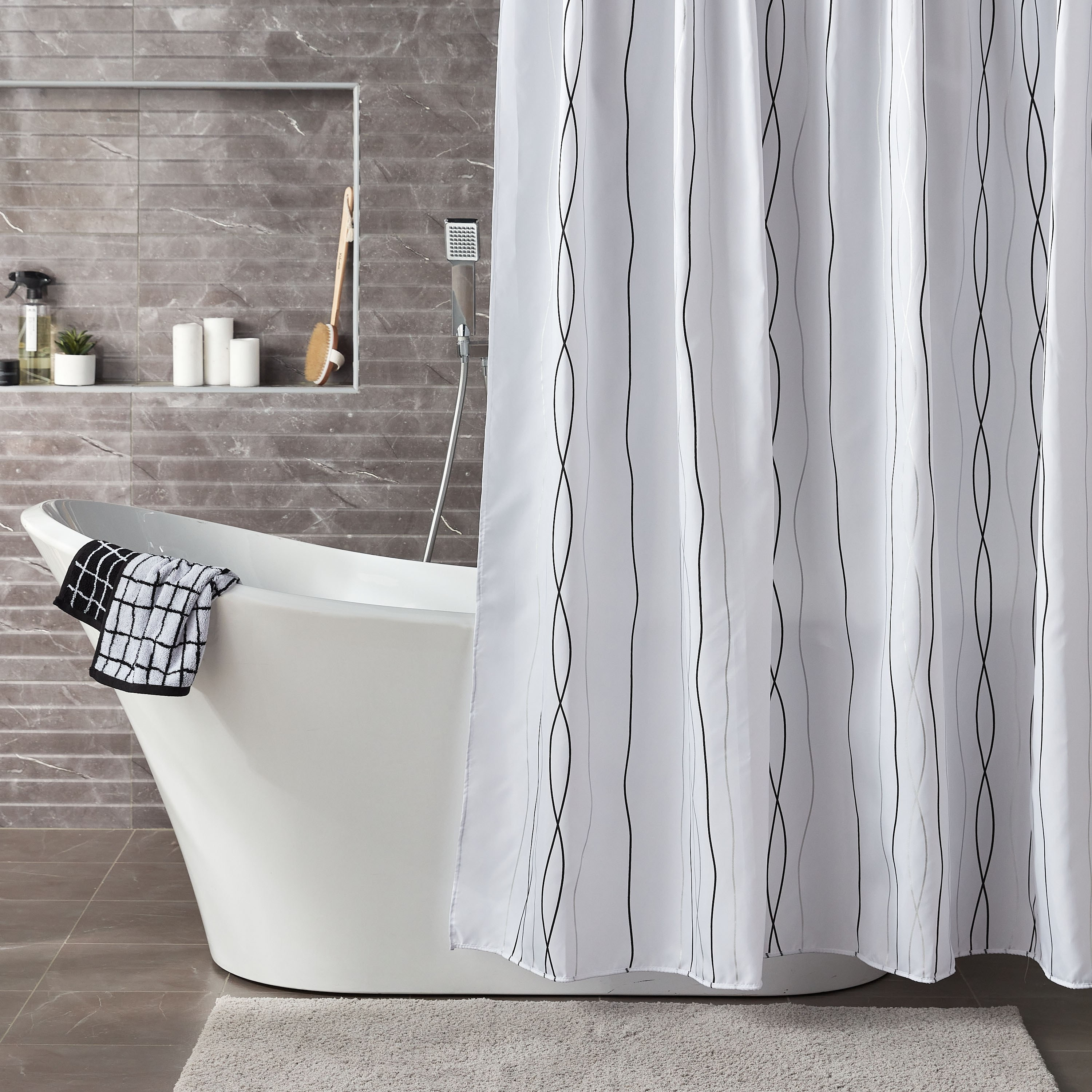 Willow Shower Curtain - 180x240 cm-household-bathandlaundry-shower-showercurtainandliners-image-4