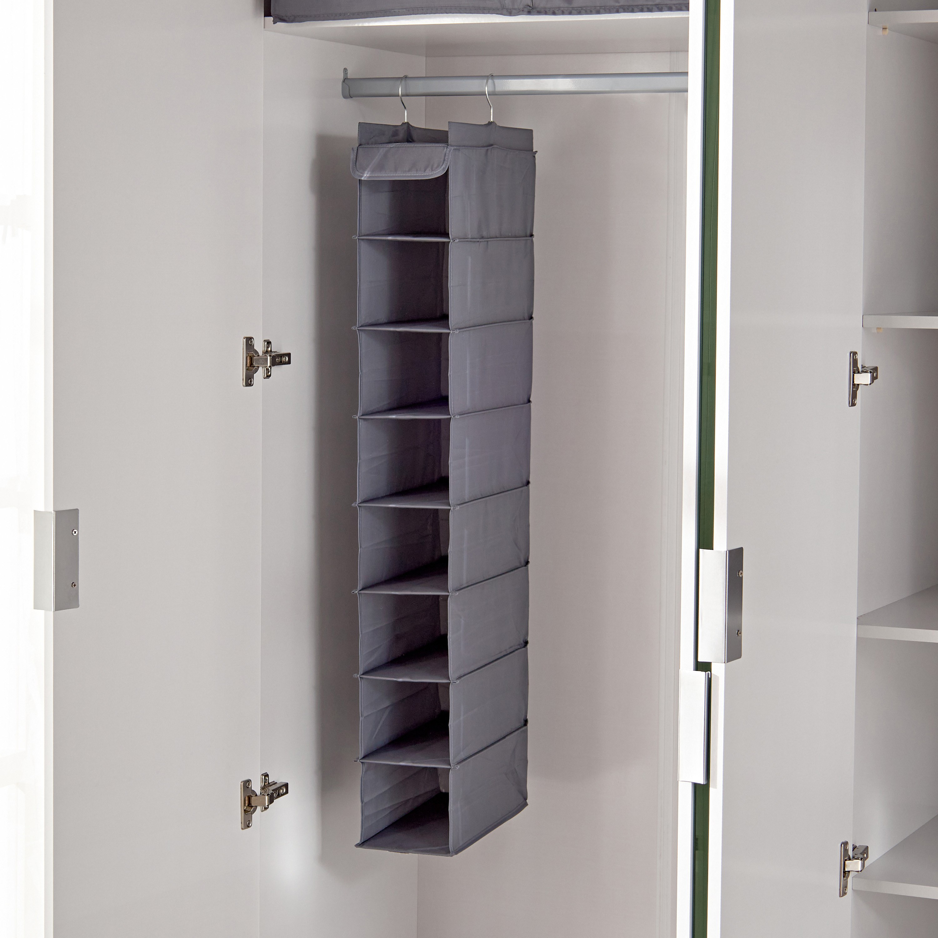 Melvin 8-Compartment Shoe Hanger - 30x15 cm-household-storage-storagesolutions-shoeracksandstorage-image-2