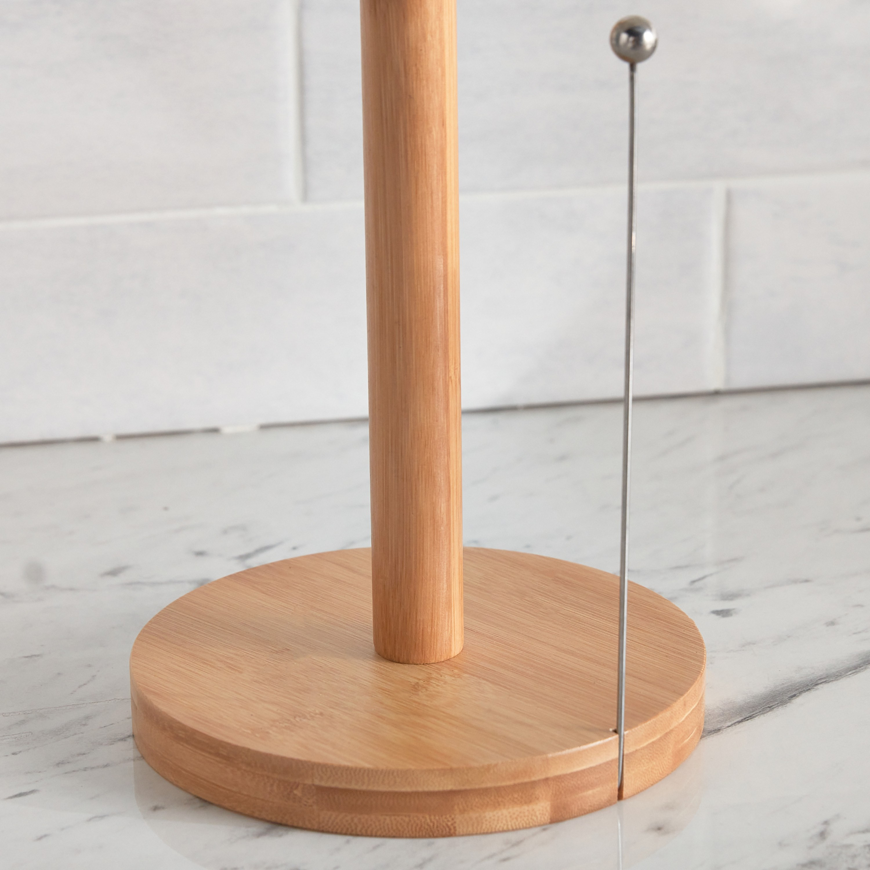 Bamboo Paper Roll Holder-household-kitchen-kitchenorganising-countertoporganising-image-3
