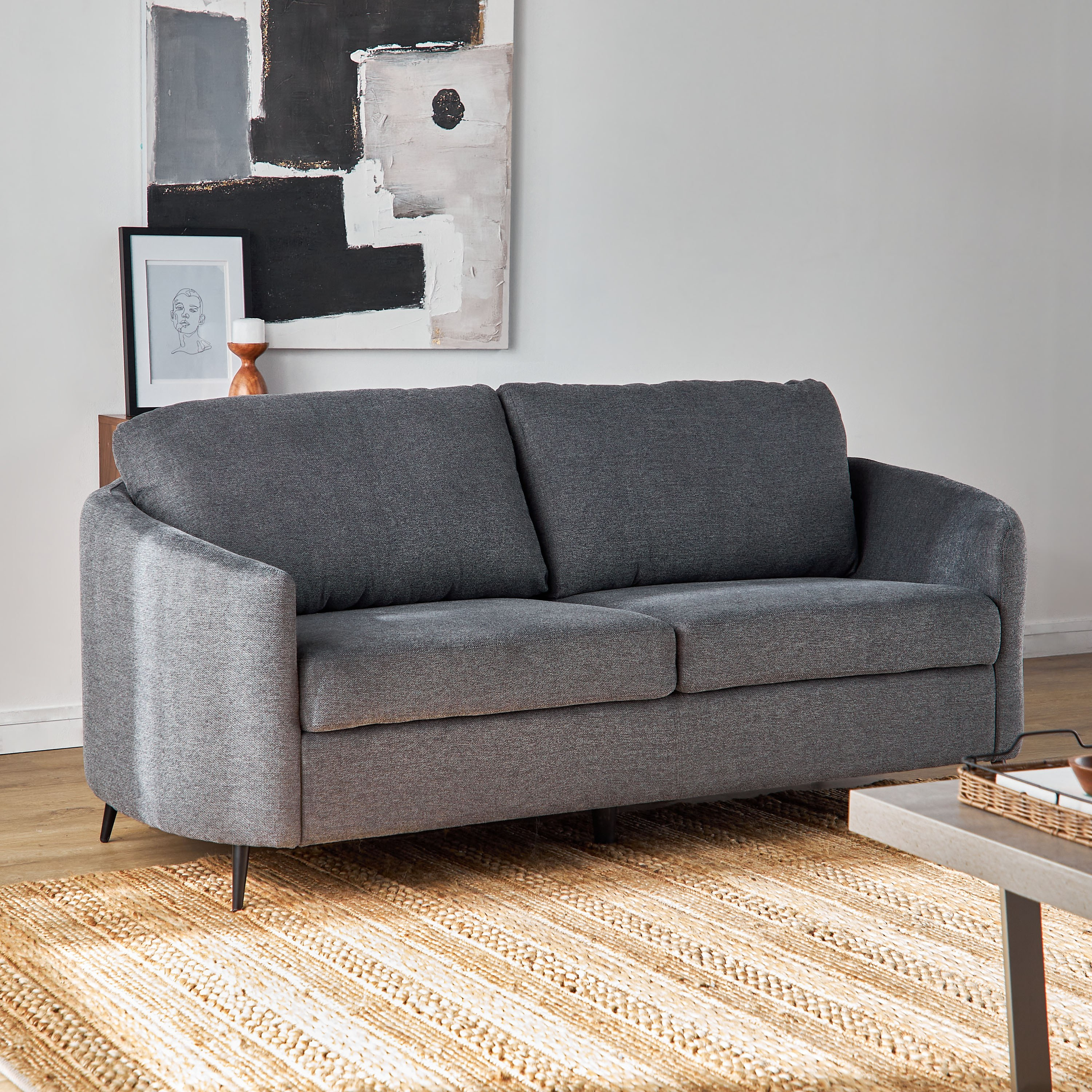 Shop Vermont 3-Seater Fabric Sofa Online | Homecentre KSA