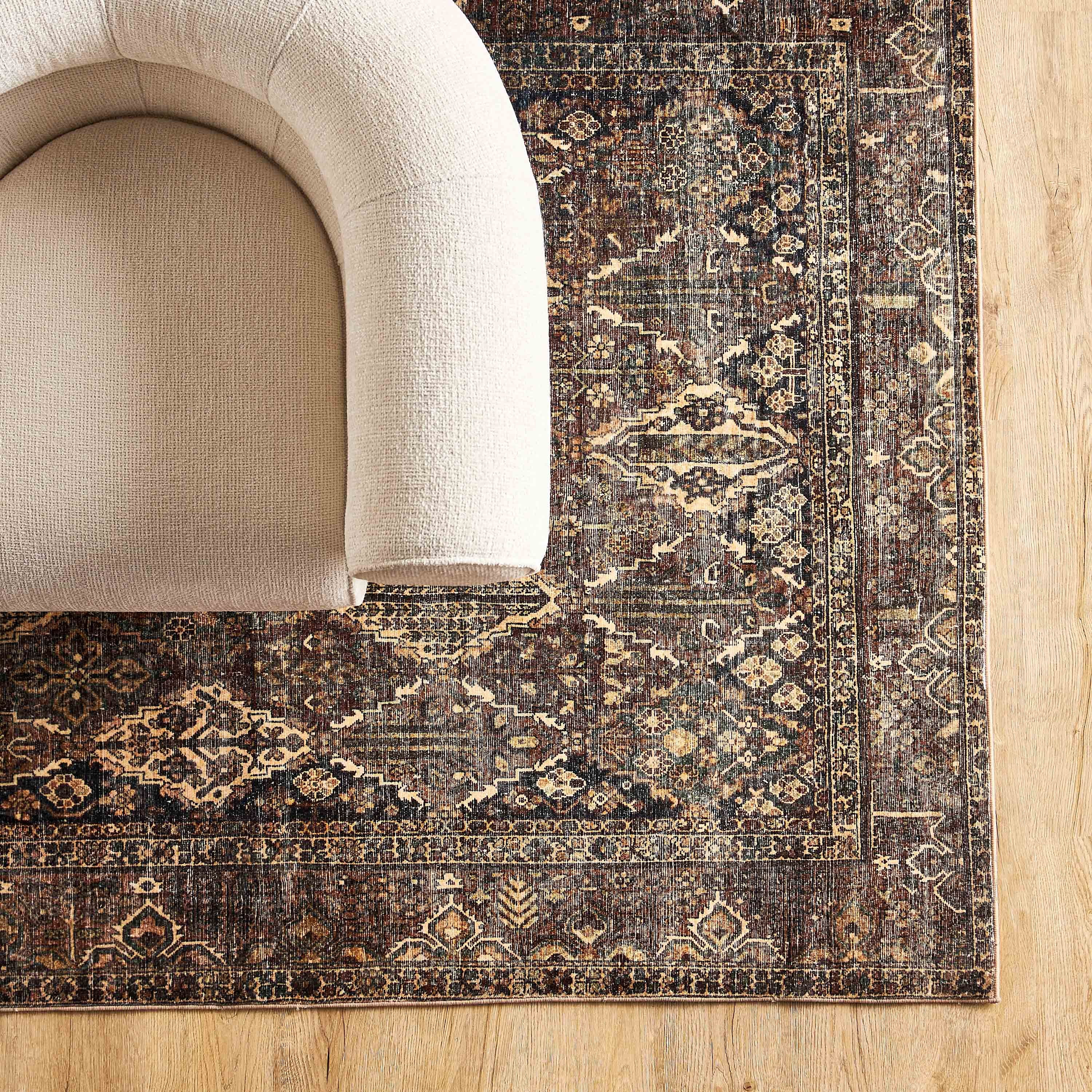 Carmine Velvet Rug - 160x230 cm-household-rugsandcarpets-rugs-image-1