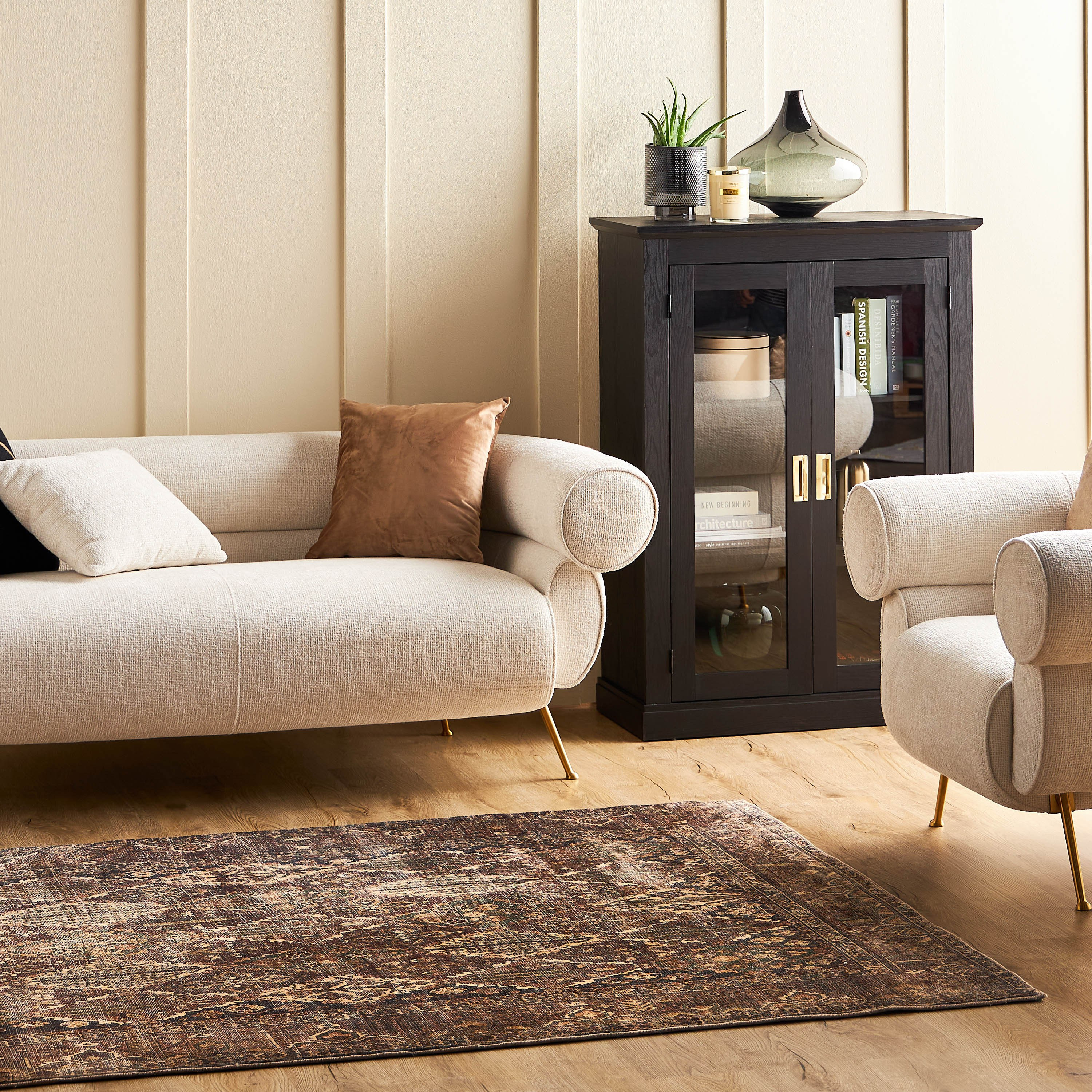 Carmine Velvet Rug - 160x230 cm-household-rugsandcarpets-rugs-image-5