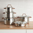 طقم أواني طهي ستانلس ستيل 10 قطع - خوبار-household-kitchen-cookware-cookwareandsets-image-3