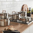 طقم أواني طهي ستانلس ستيل 10 قطع - خوبار-household-kitchen-cookware-cookwareandsets-image-1
