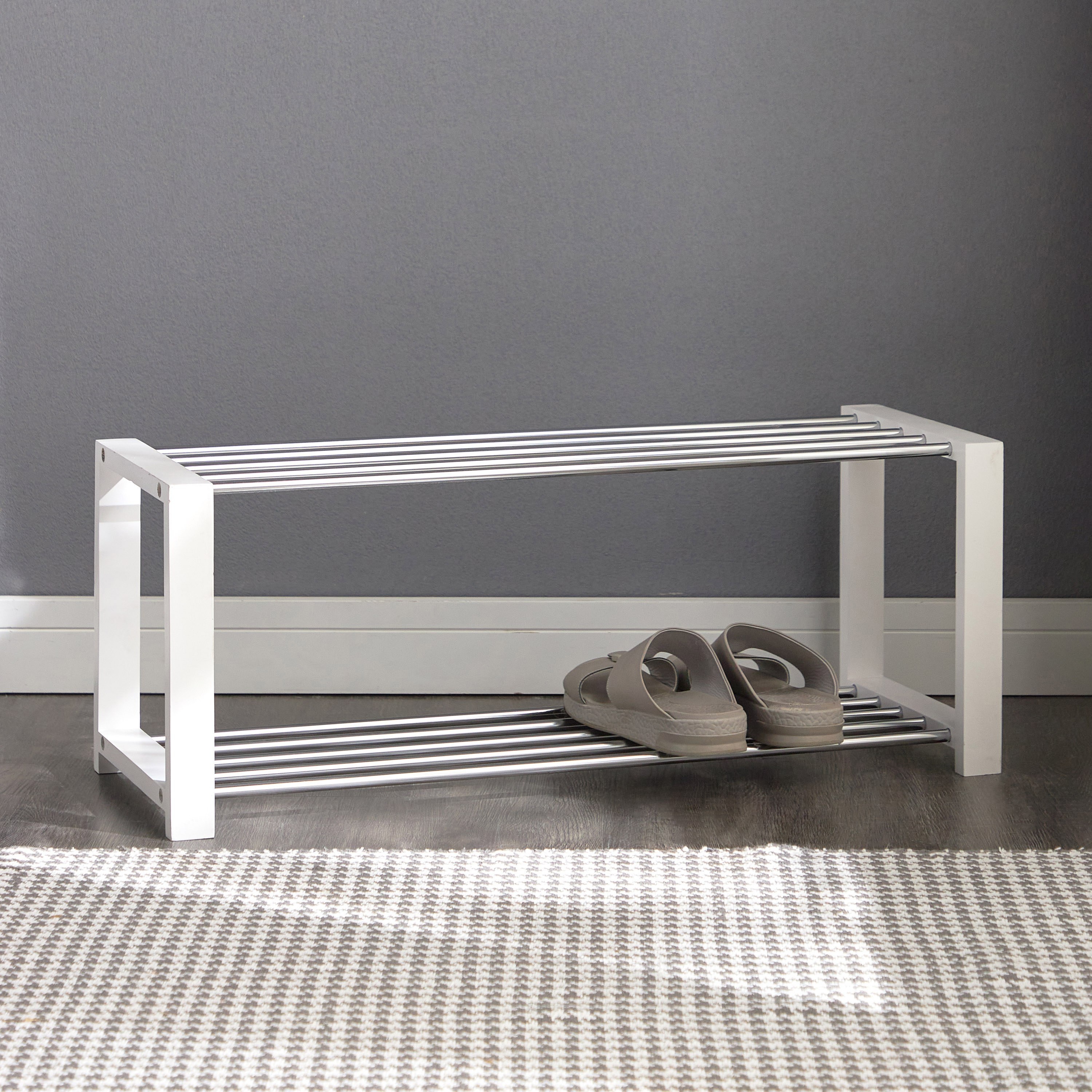 Edward 2-Tier Shoe Rack-household-storage-storagesolutions-shoeracksandstorage-image-1