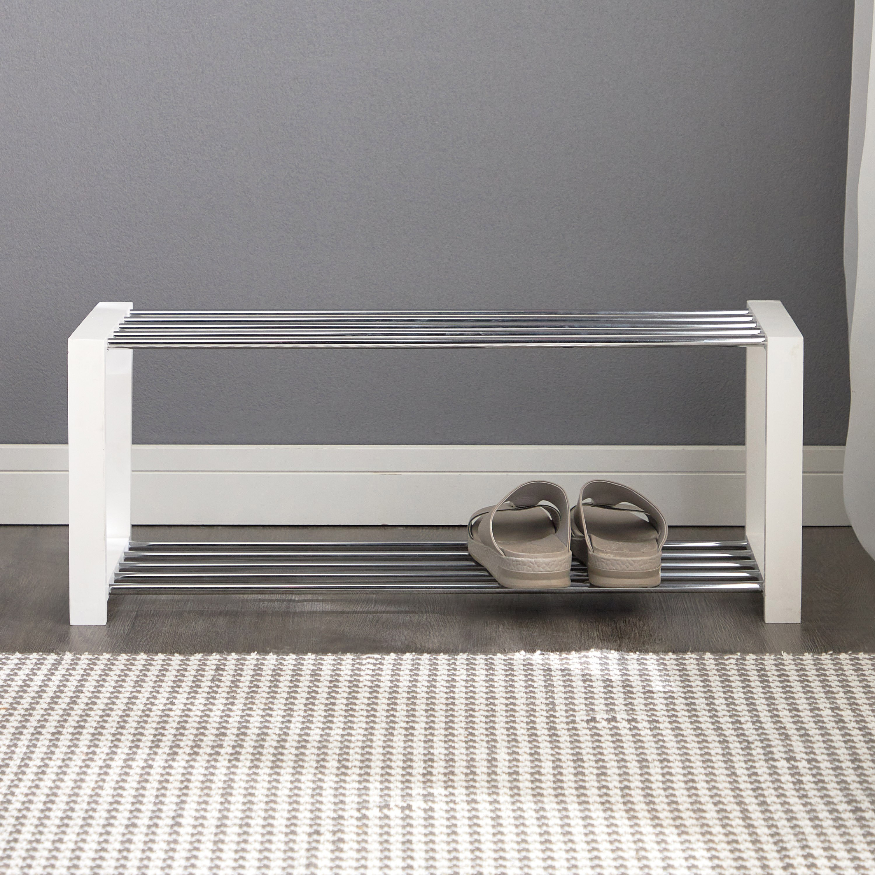 Edward 2-Tier Shoe Rack-household-storage-storagesolutions-shoeracksandstorage-image-2