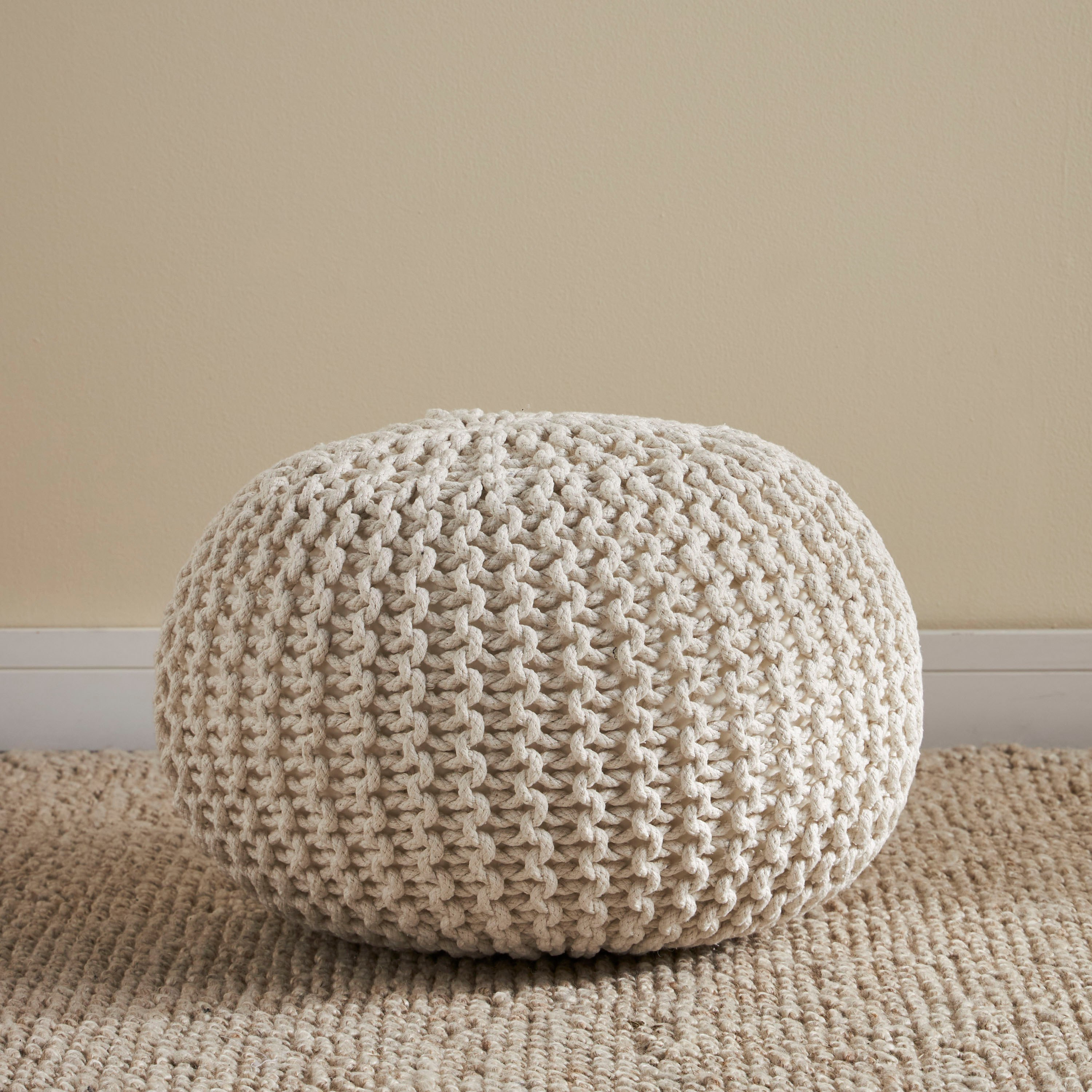 مقعد بوف - كريل - 35x50 سم-household-cushionsandthrows-poufs-image-1