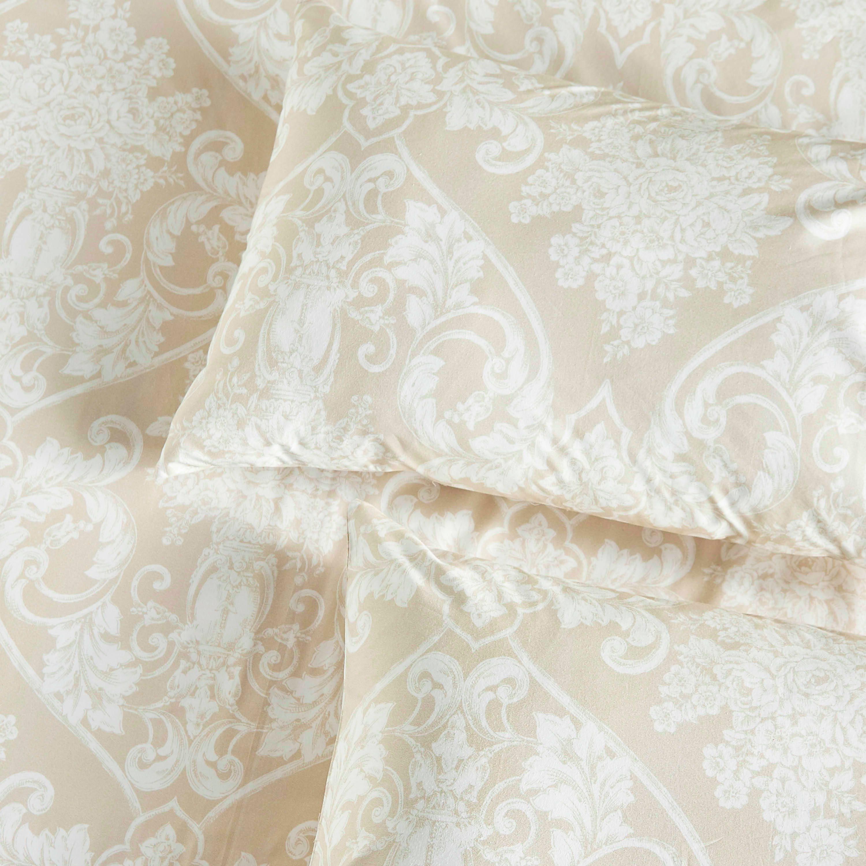 Classic Damask 3-Piece 200 TC King Duvet Cover Set - 230x220 cm-household-bedding-duvetandcovers-duvetcovers-image-3