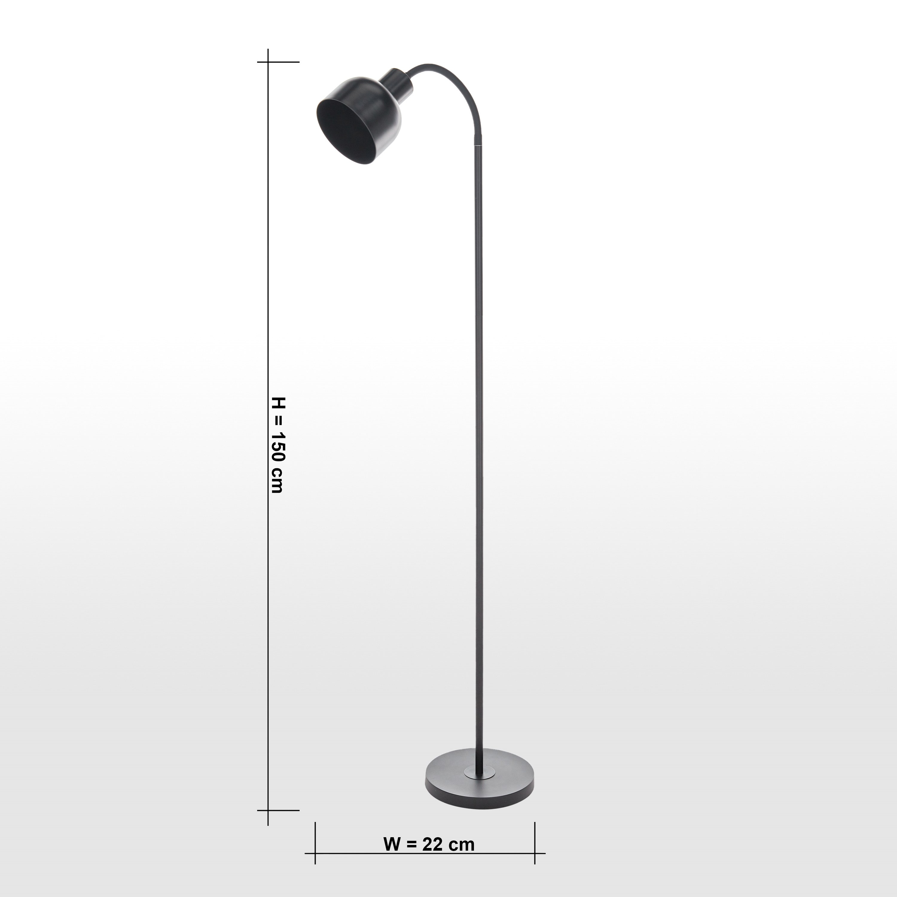 Aviator Metal Floor Lamp - 150 cm-household-lighting-floorlamps-image-6