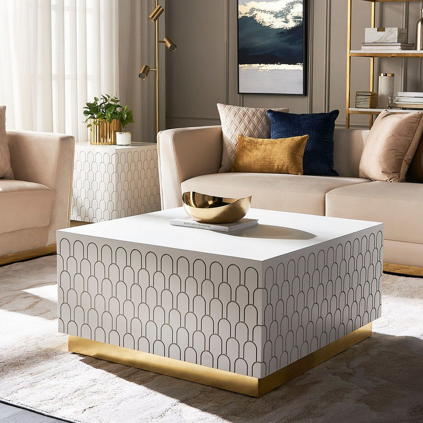 Shop Dorian Wooden Top Coffee Table | Home Centre UAE