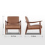 مقعد جلد بمساند ذراعين - لونا-furniture-sofaandseating-armchairs-image-1