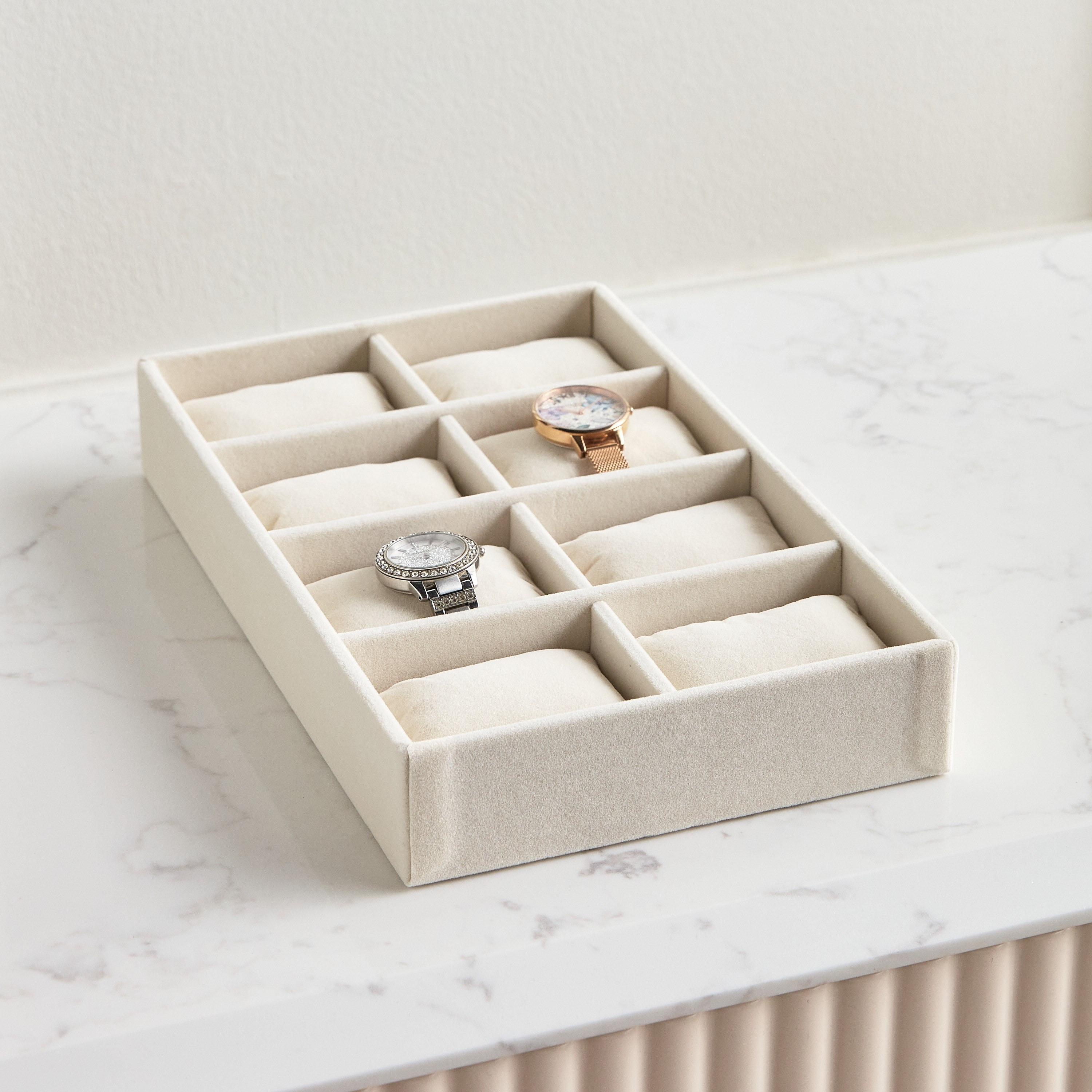 صينية ساعات 8 أقسام - فلوسكي-household-storage-jewelleryorganizing-jewellerytrays-image-1