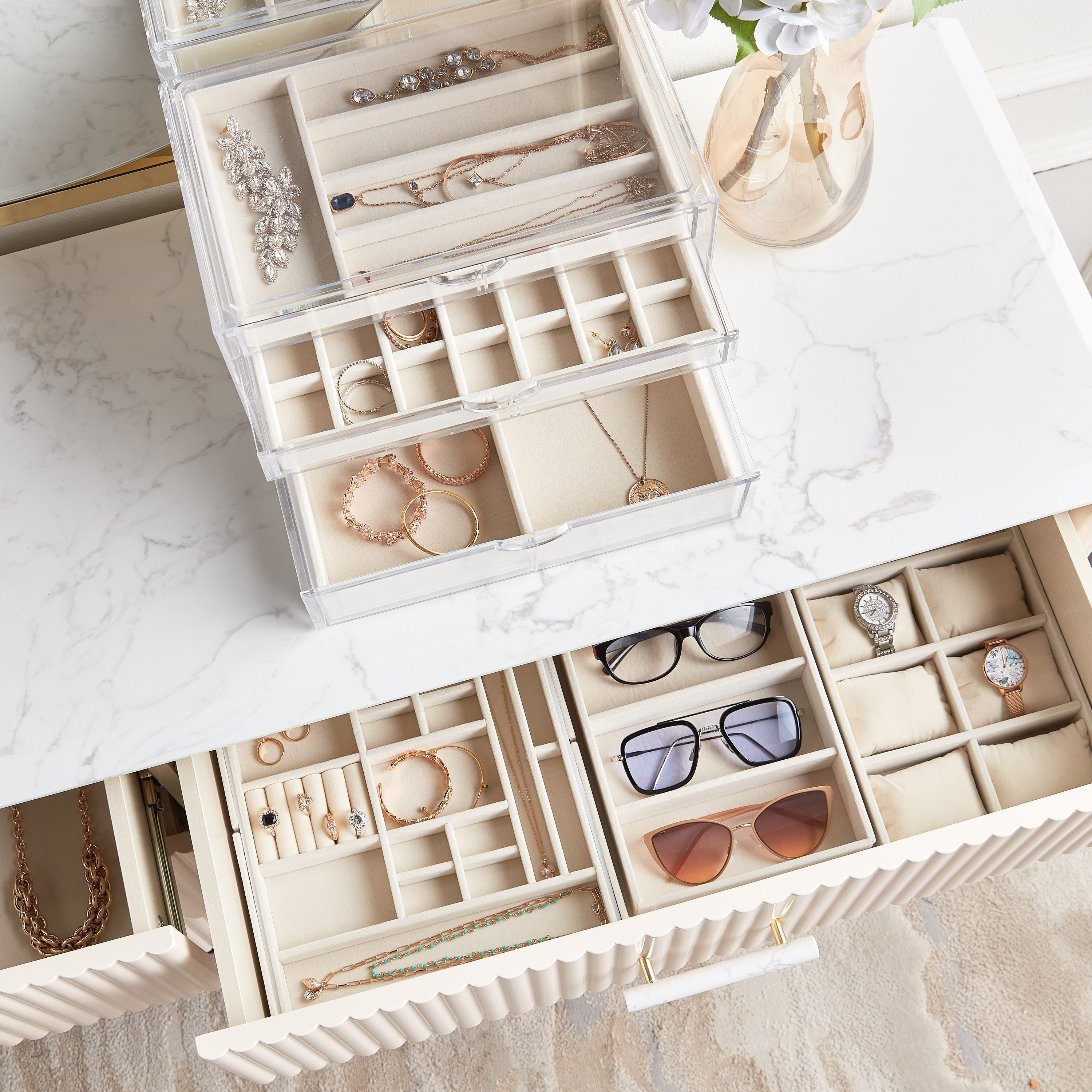 صينية ساعات 8 أقسام - فلوسكي-household-storage-jewelleryorganizing-jewellerytrays-image-3