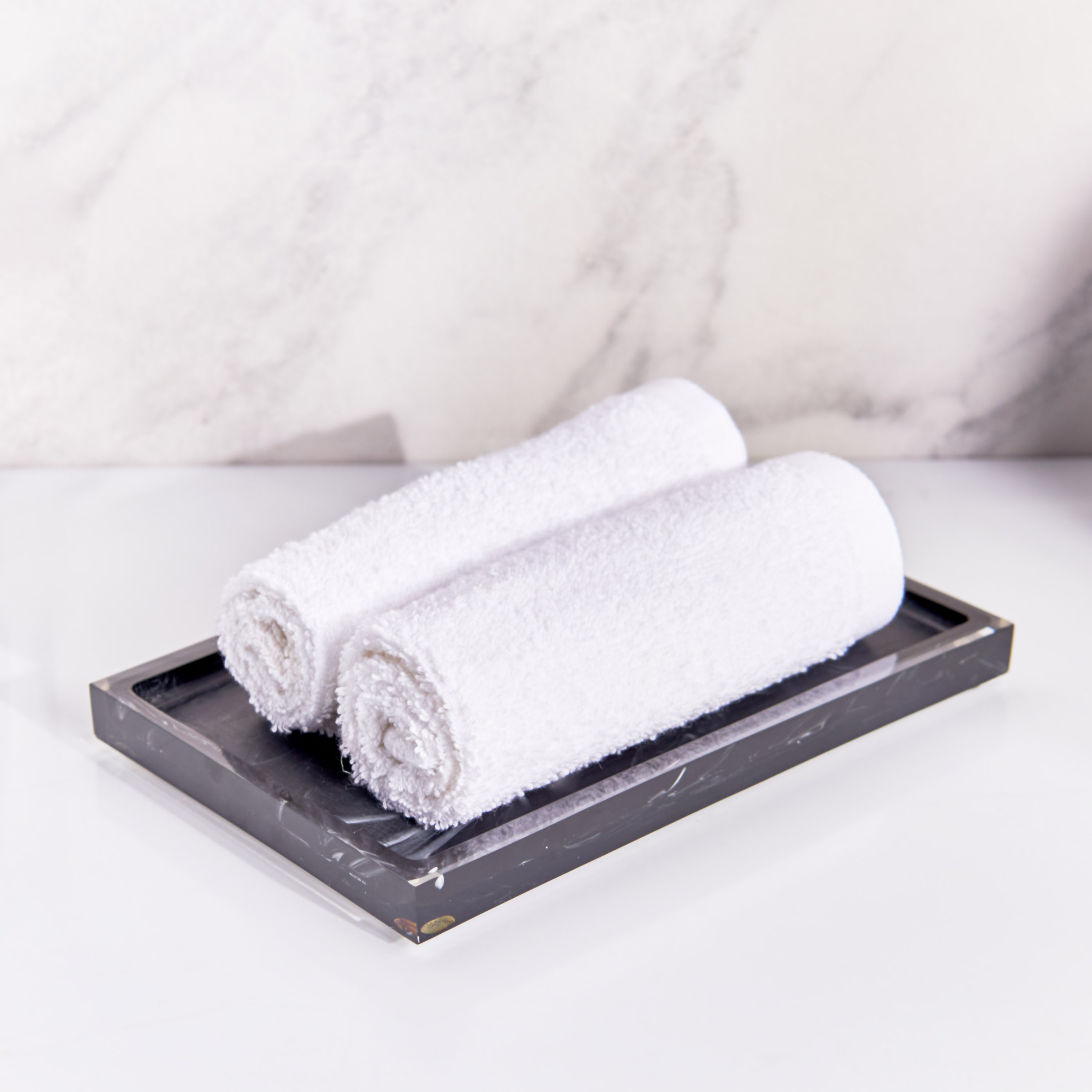 Carrara Towel Tray