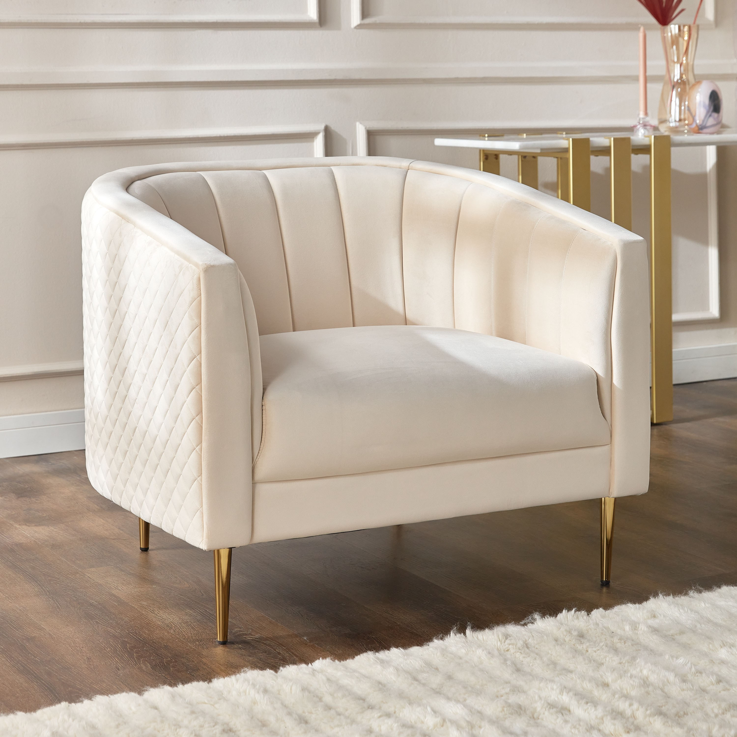 Clara Velvet Armchair