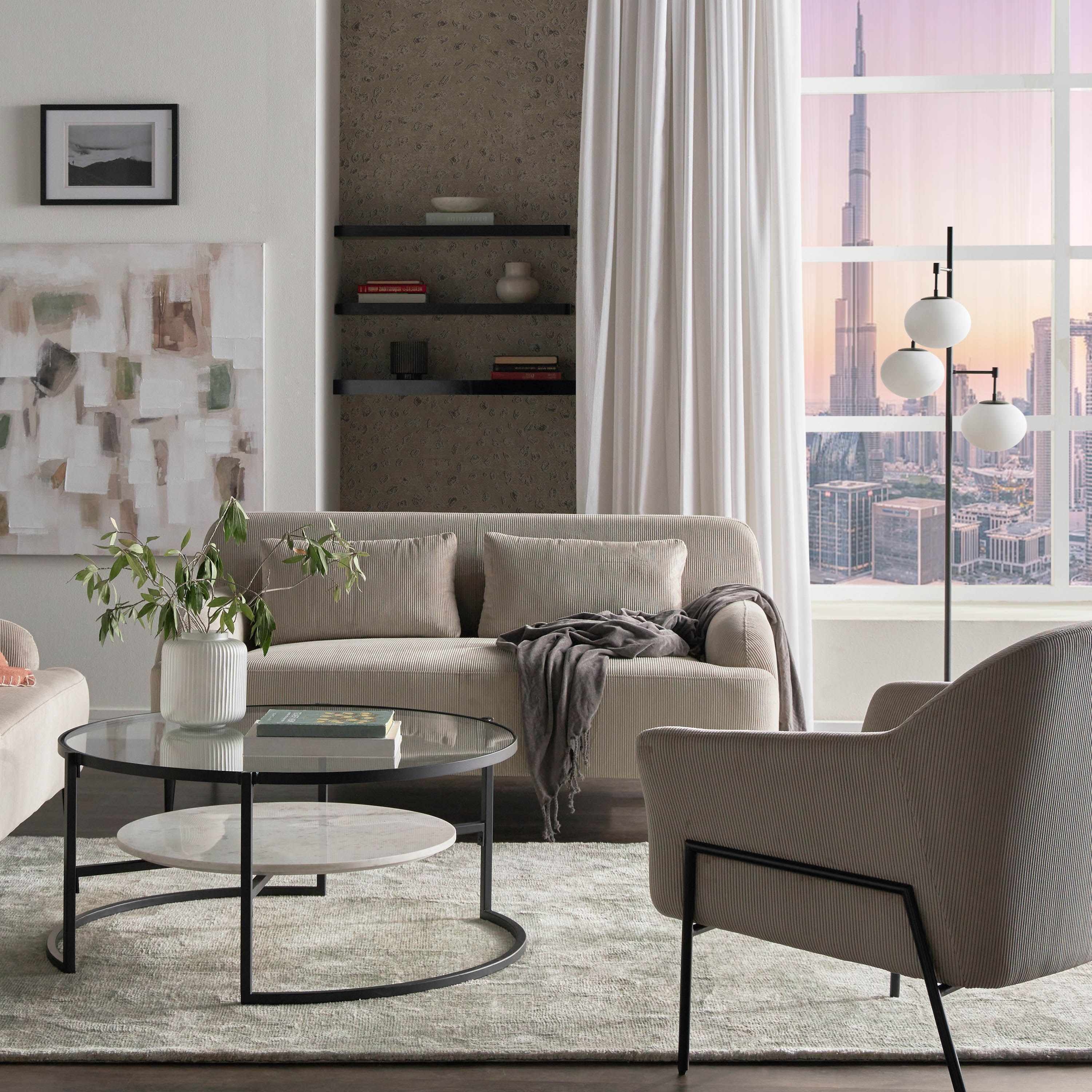 كنبة قماش مقعدين - ميلدا-furniture-sofaandseating-sofasandsofasets-image-6