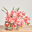 Roseus Pink Cymbidium Plant in Pot - 34 cm-household-gardenandoutdoor-artificialflowersandplants-flowers-image-1