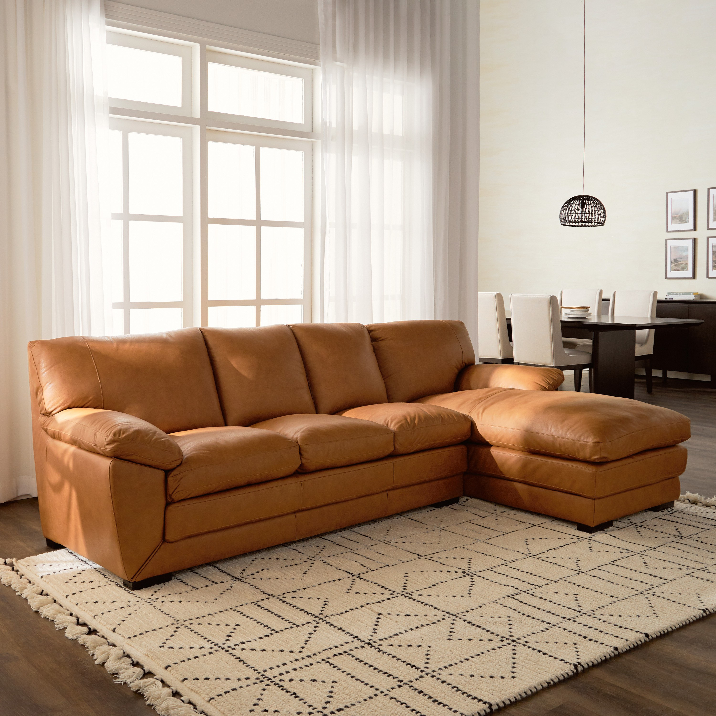 Designer leather deals corner sofas