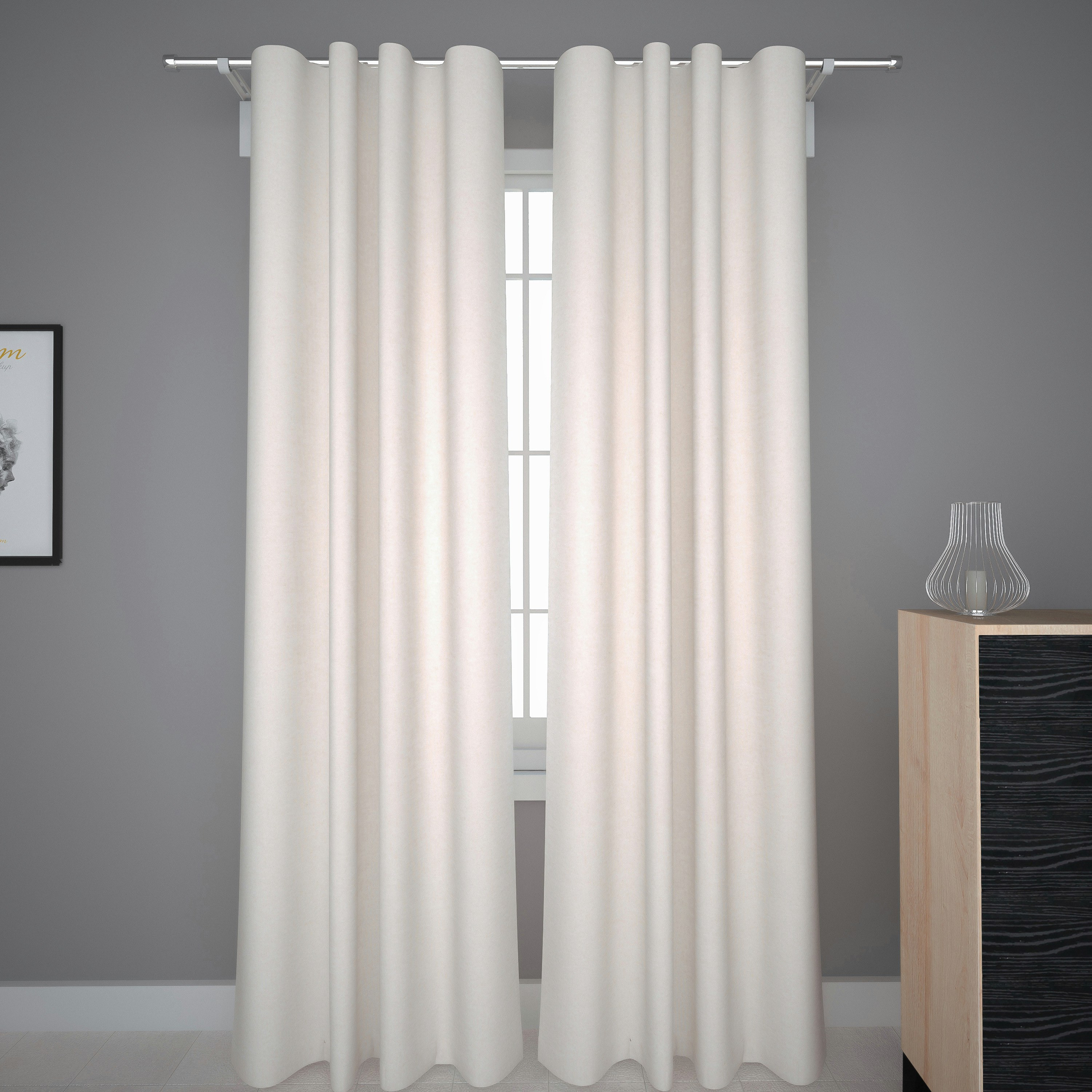 Henley 2-Piece Curtain Set - 140x300 cm-household-windows-curtains-image-1