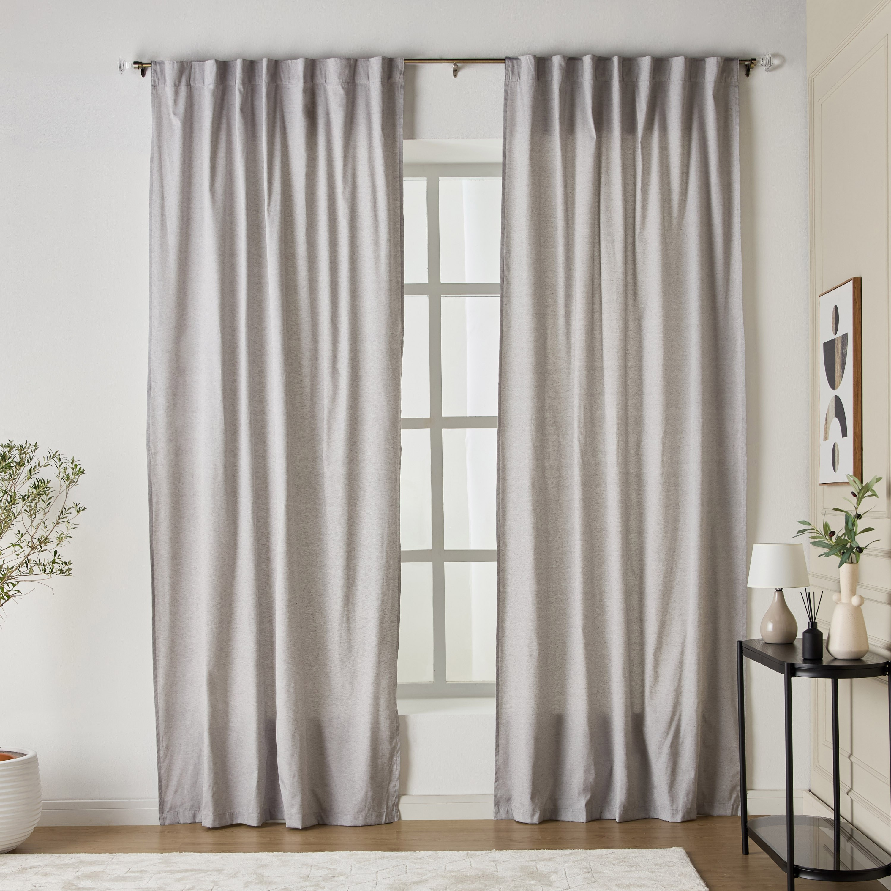 Henley 2-Piece Curtain Set - 140x300 cm-household-windows-curtains-image-1