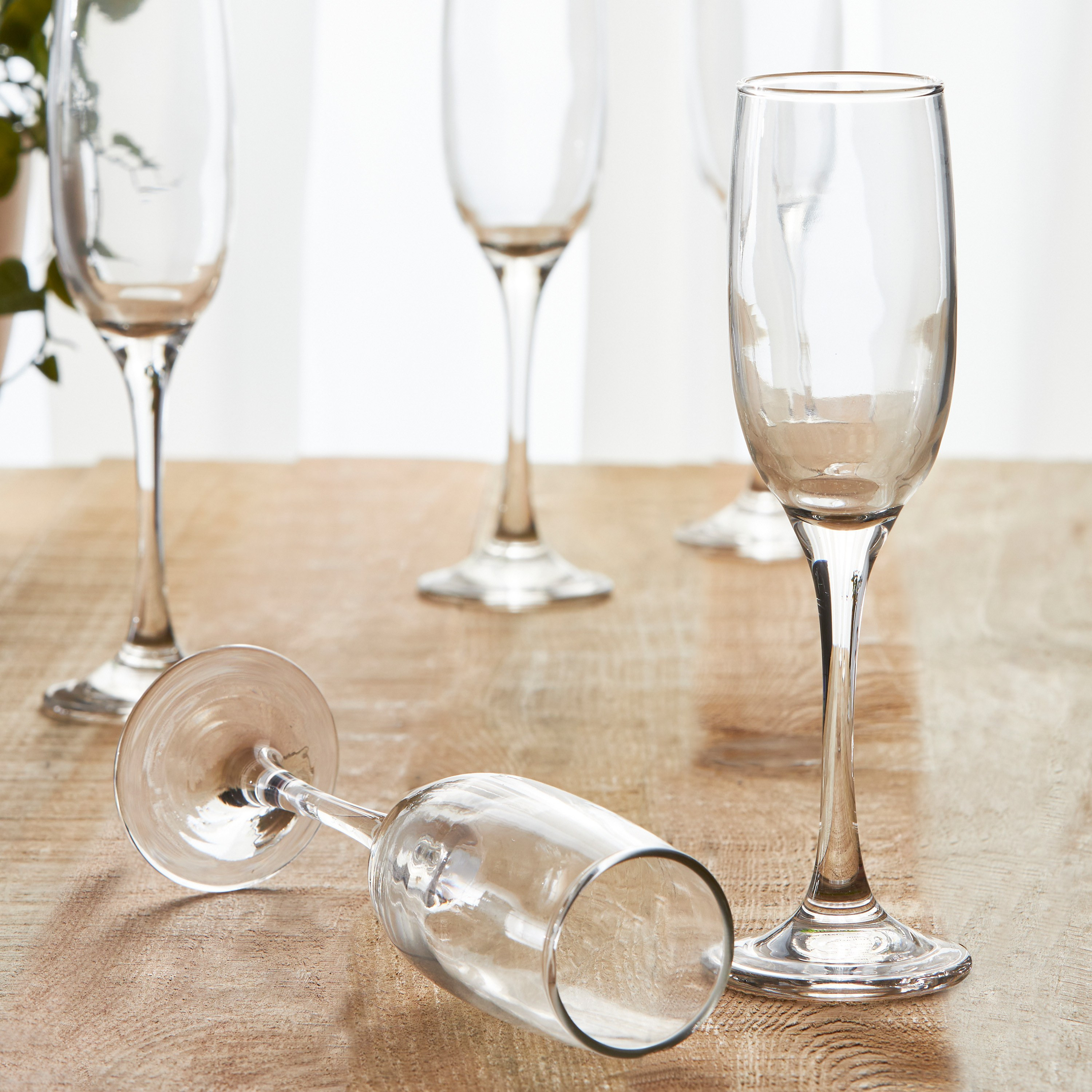 طقم كاسات فلوت 6 قطع - إسينشال - 190 مل-household-dining-glassware-stemware-image-3
