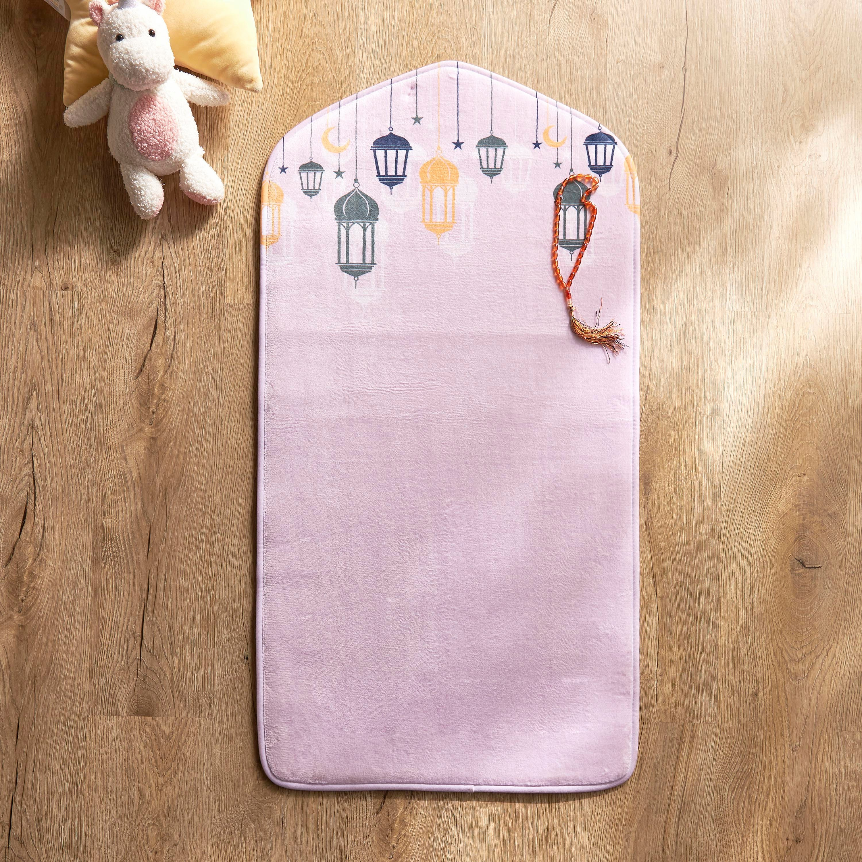 Aafiya Lanterns Woollen Prayer Mat - 55x110 cm