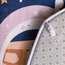 Wahid Stars and Moon Woollen Prayer Mat - 55x110 cm-kids-rugsandcarpets-playmats-image-3