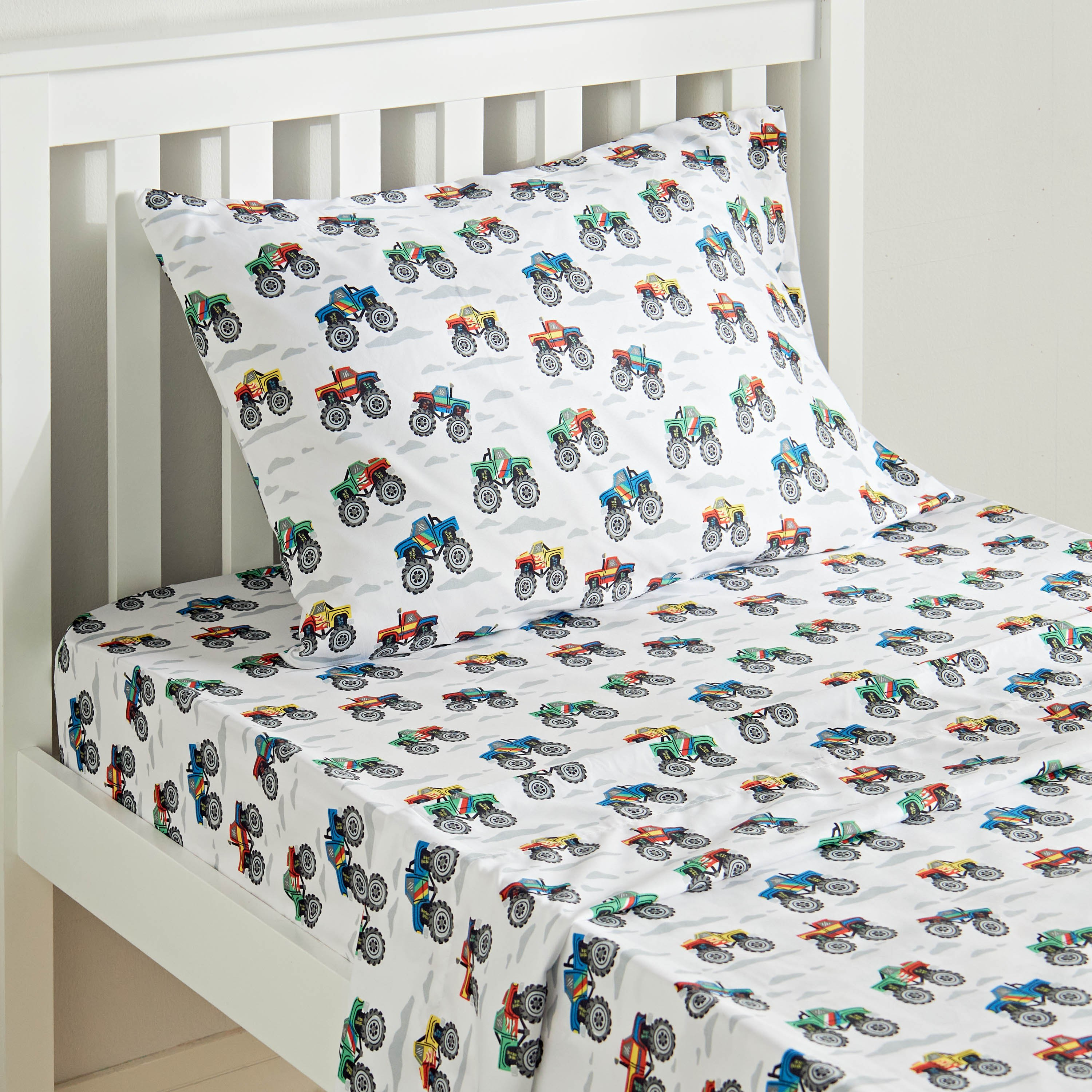 طقم شرشف مطاطي ومسطّح كامل 3 قطع - ستيبل - 120x200 سم-babyandkids-beddingandwindows-bedding-fittedandflatsheets-image-1