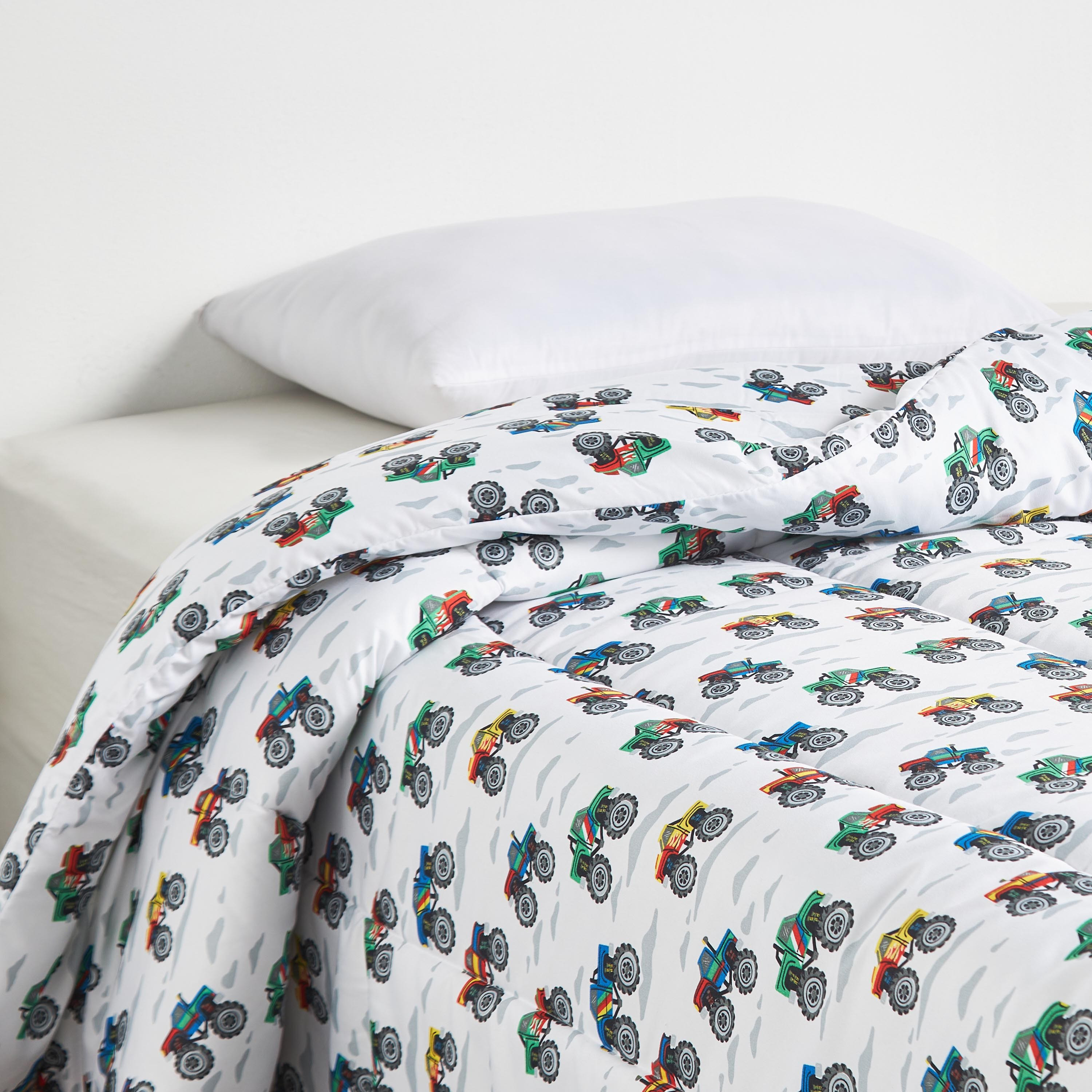 Staple Monster Trucks Full Comforter - 160x220 cm-babyandkids-beddingandwindows-bedding-comforters-image-1