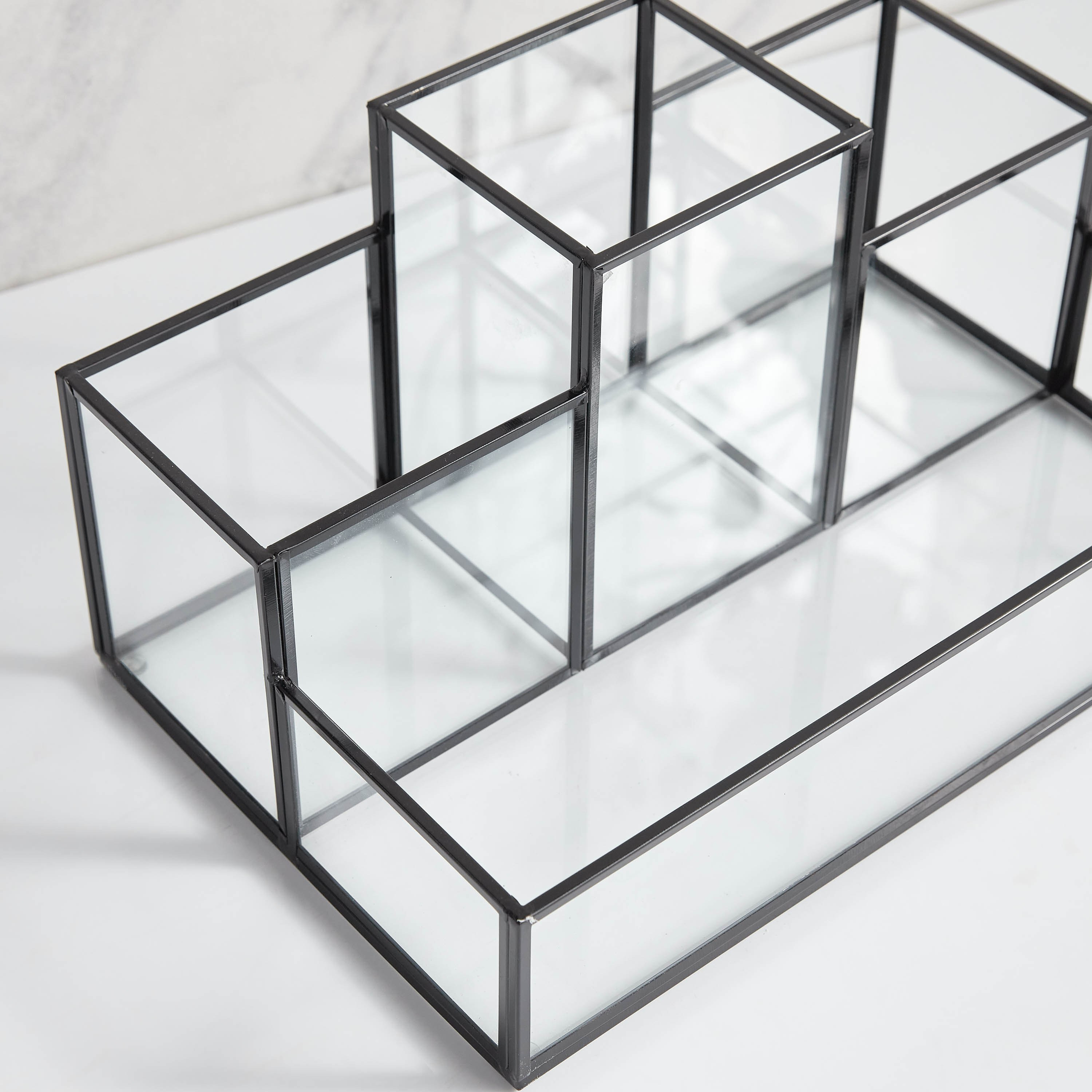 Serene 4-Compartment Lipstick and Brush Holder-household-storage-cosmeticorganizing-makeuporganizersandsets-image-2