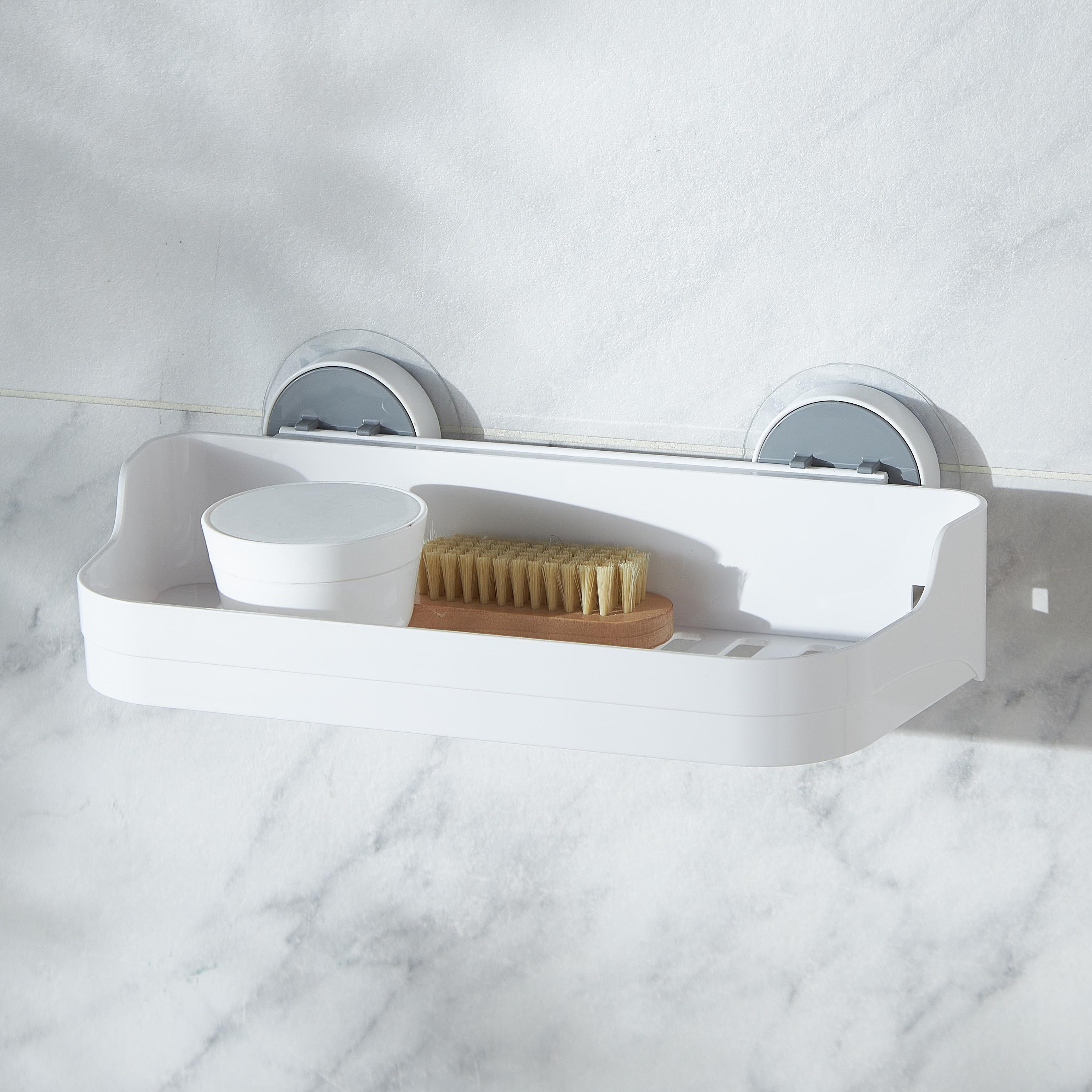 Leila Traceless Shelf - 29.2x14.4x9.6 cm-household-bathandlaundry-bathroomorganizing-showerfixturesandcaddies-image-1