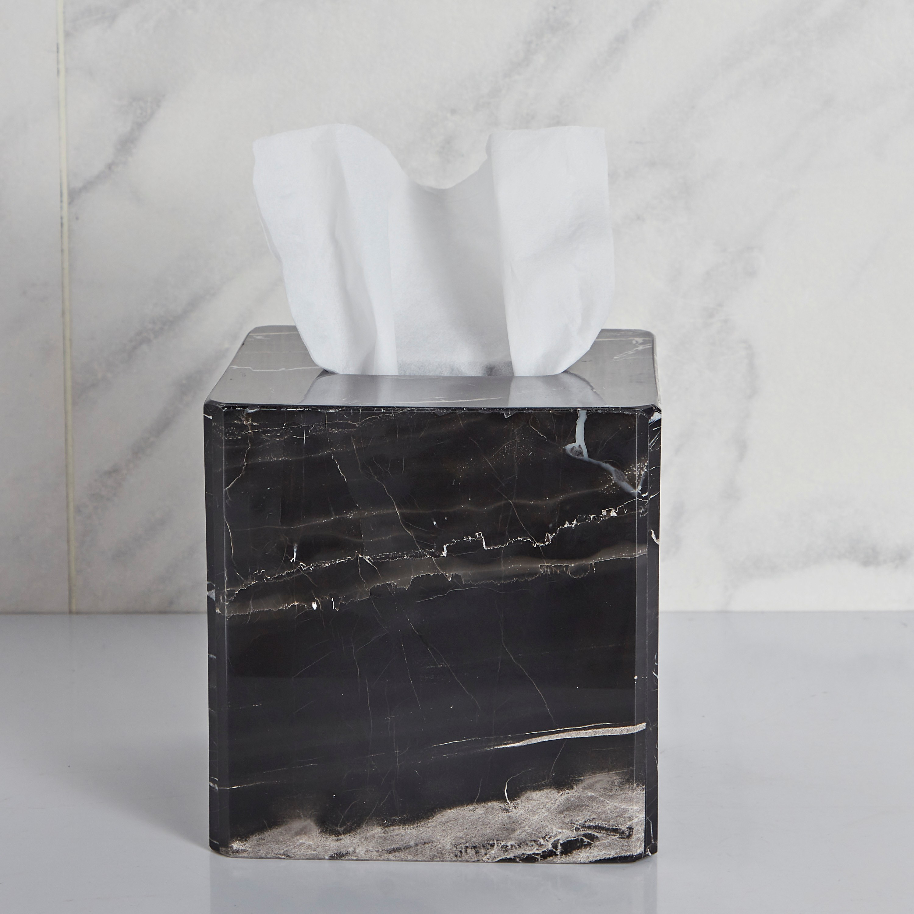 Silver Dragon Tissue Holder