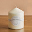Essentials Unscented Pillar Candle - 30 h-household-homefragrance-candles-image-1