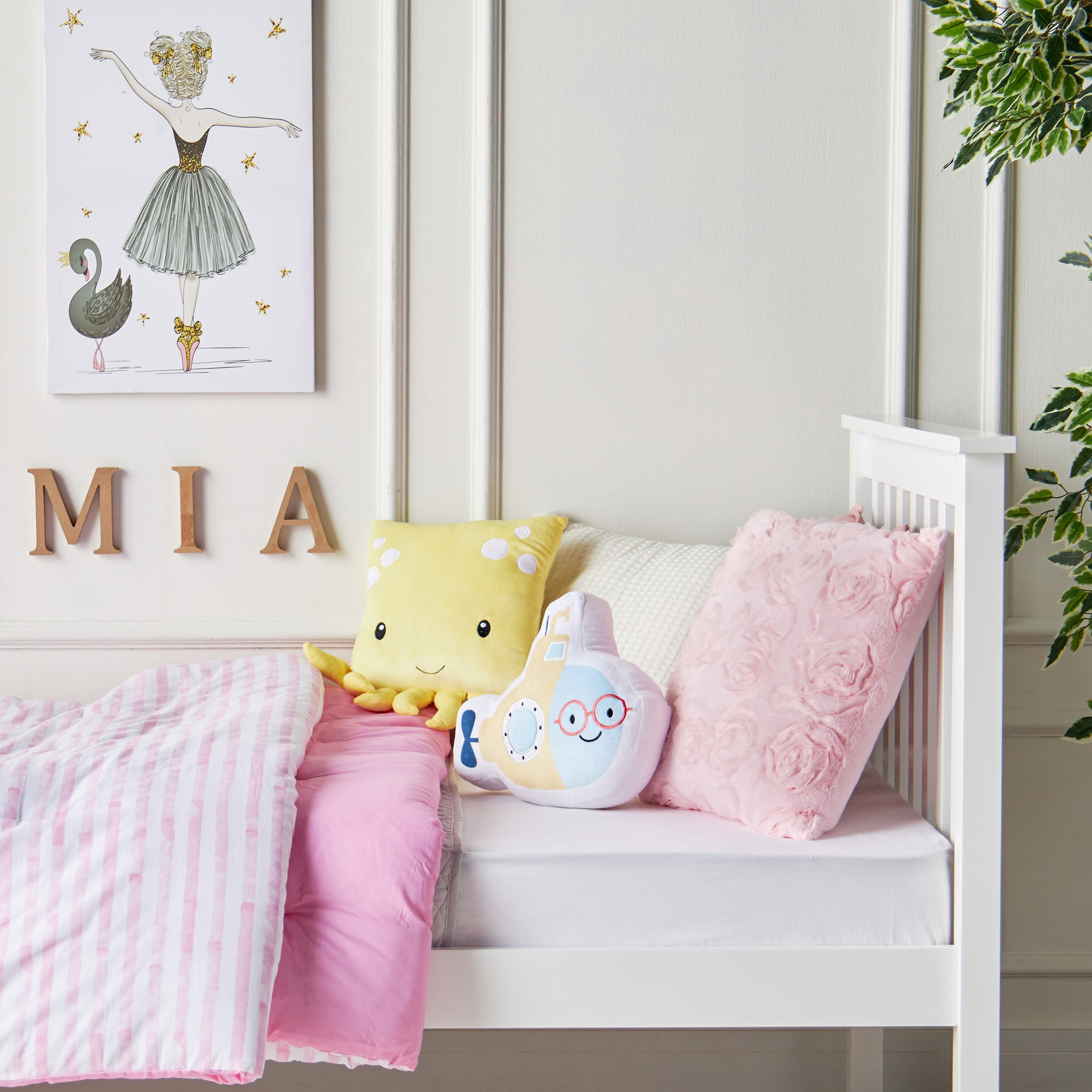 Pink deals filled cushions