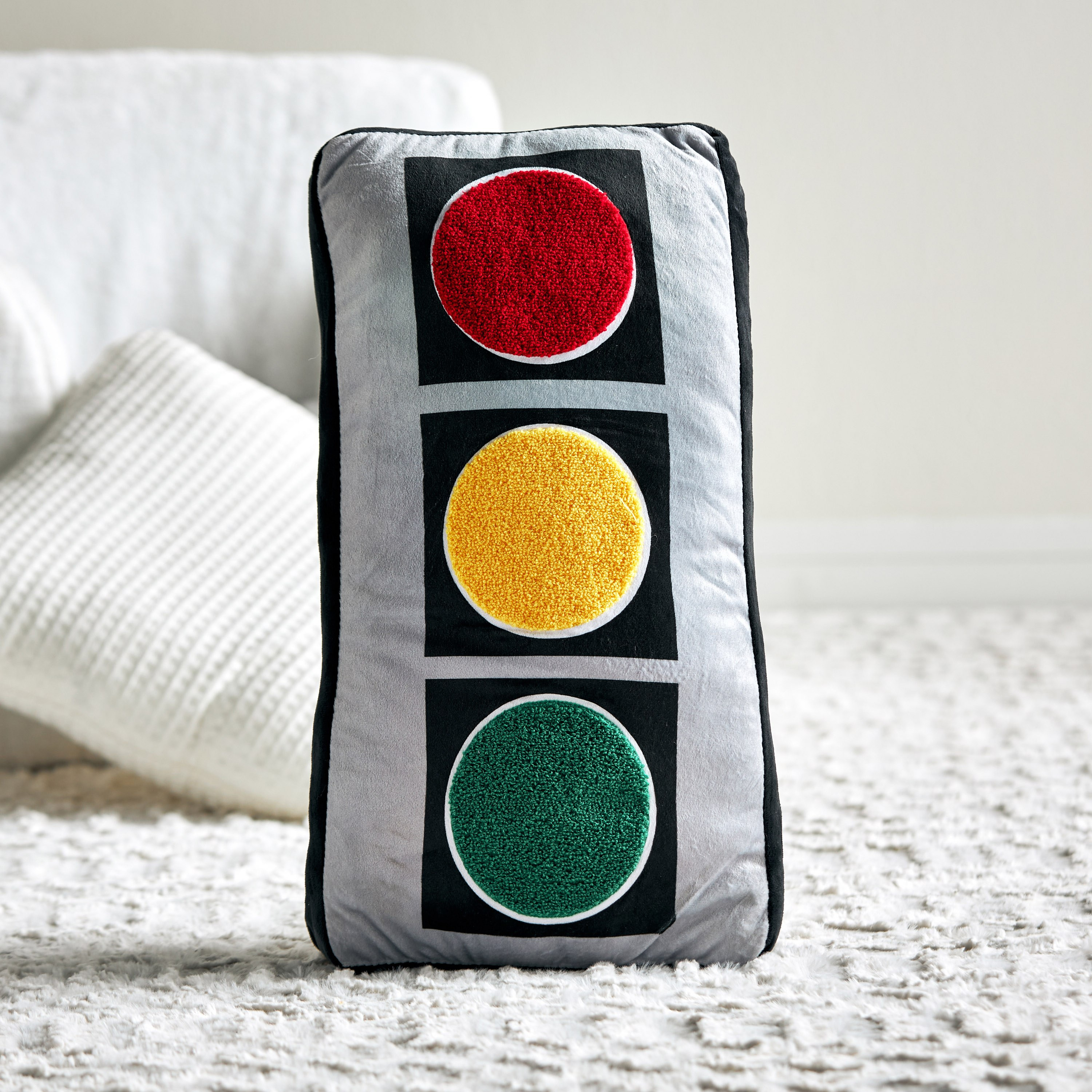 Enzo Traffic Lights Cushion - 50x26 cm