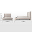 طقم غرفة نوم كينج 5 قطع - فورستا - 180x200 سم-furniture-bedroom-bedsets-image-2